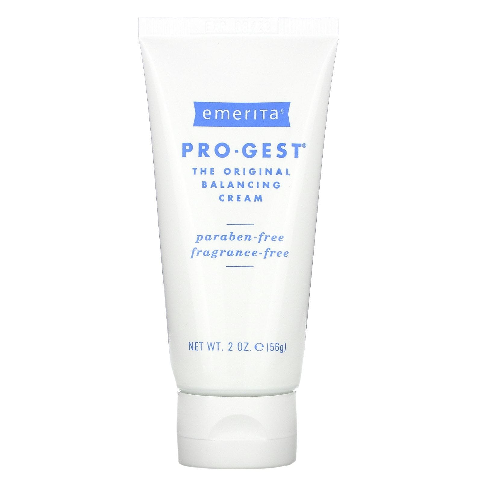 Emerita, Pro-Gest, crema equilibrante, sin fragancia, 2 onzas (56 g)