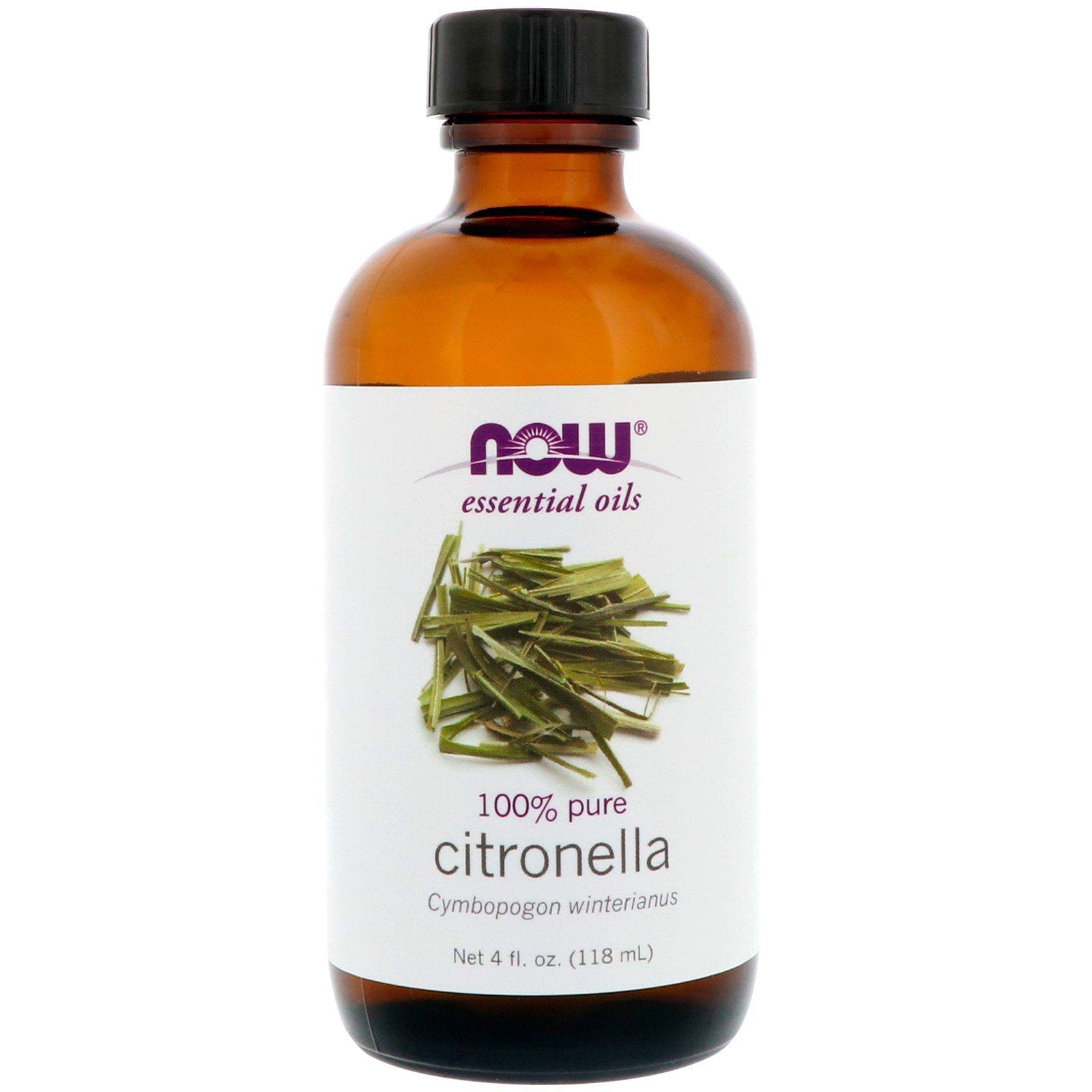Now Foods, Aceites esenciales, Citronela, (118 ml)