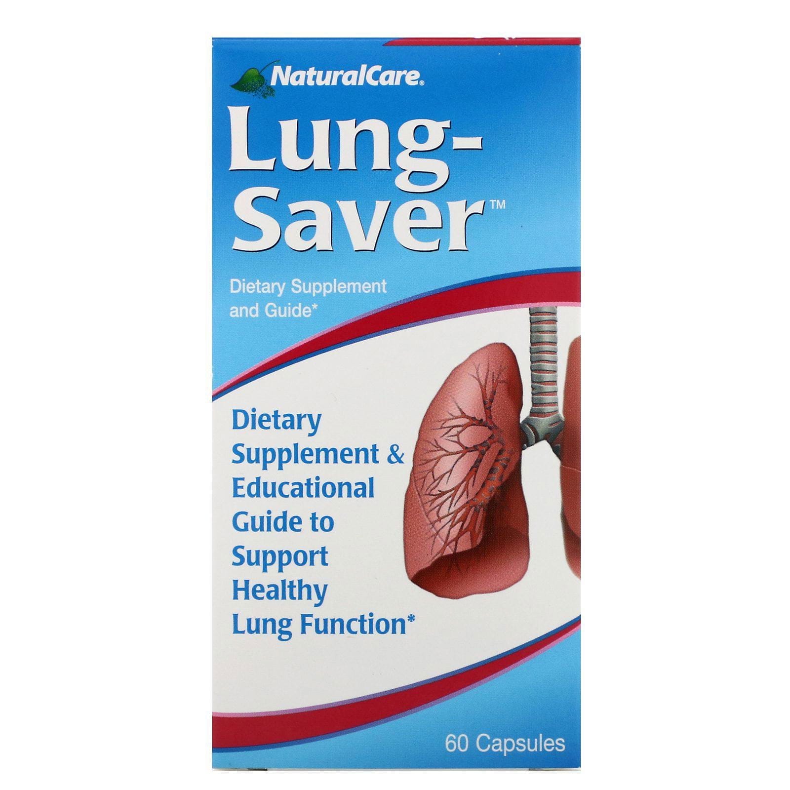 NaturalCare, Lung-Saver, 60 cápsulas