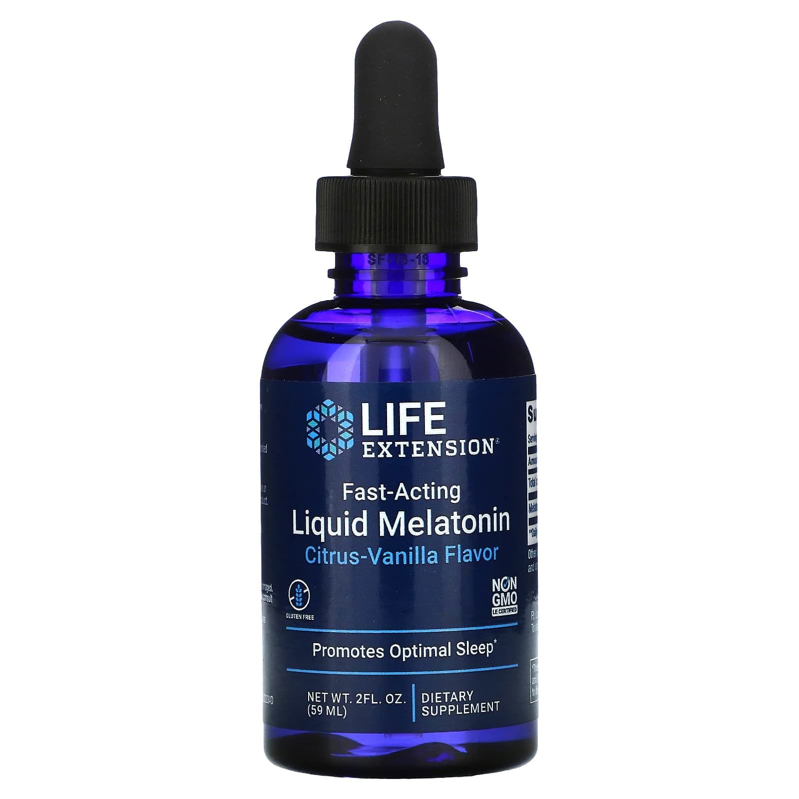 Life Extension, Melatonina líquida de acción rápida, Sabor a cítricos y vainilla, 59 ml (2 oz. líq.)