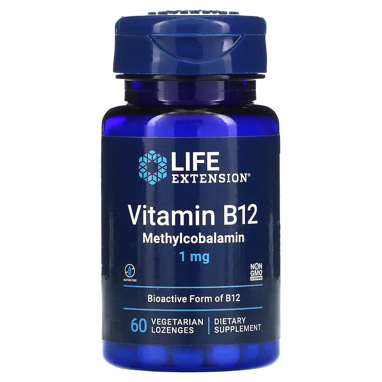 Life Extension, Methylcobalamin, 1 mg, 60 Vegetarian Lozenges