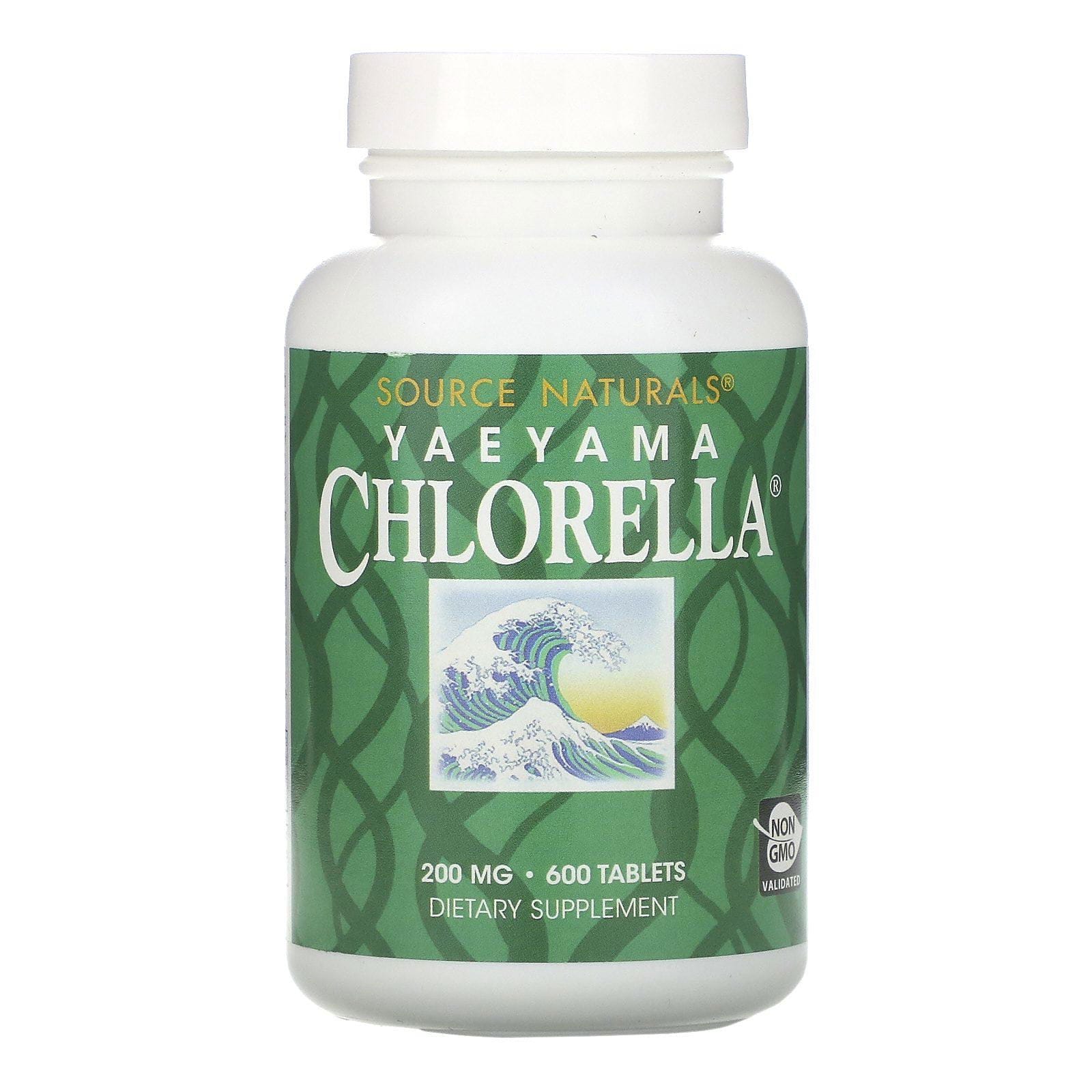 Source Naturals, Yaeyama Chlorella, 200 mg, 600 Cápsulas