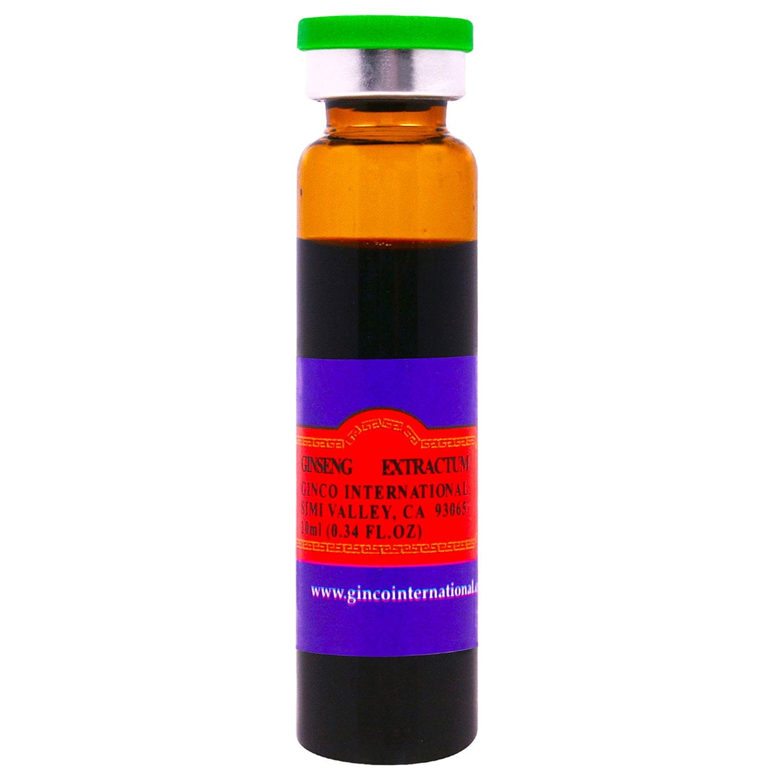 Imperial Elixir, Extracto de Ginseng Rojo Panax Chino, 10 botellas, 0,34 oz líquidas (10 ml) c/u