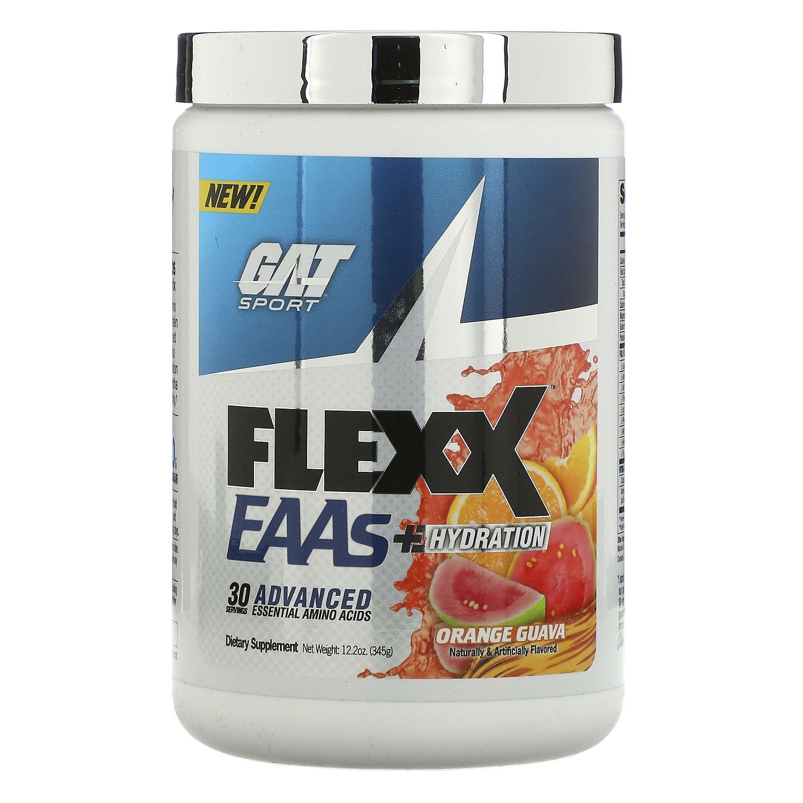 GAT, Flexx EAAs + Hydration, Orange Guava, 12.2 oz (345 g)