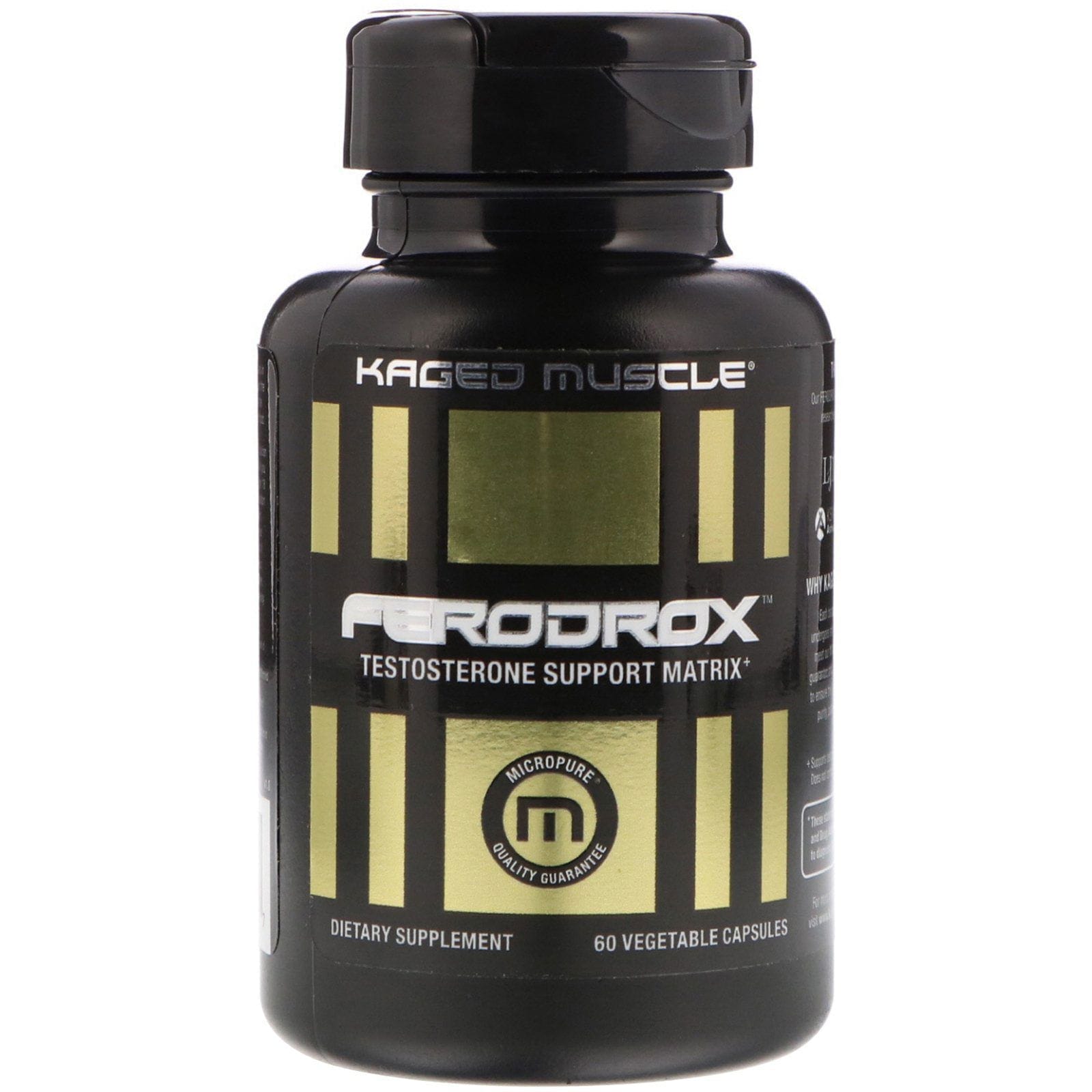 Kaged Muscle, Ferodrox, matriz de ayuda para la testosterona, 60 cápsulas vegetales