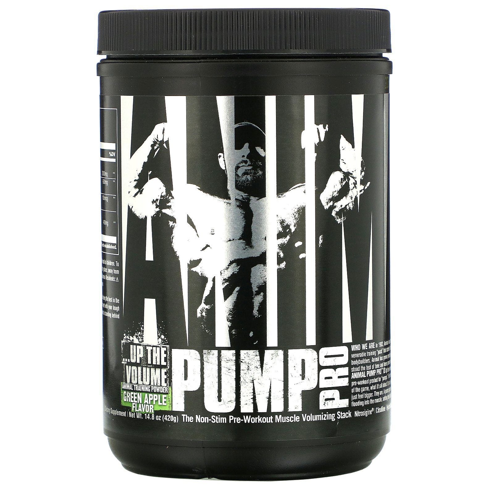Universal Nutrition, Animal Pump Pro, Non-Stim Pre-Workout, Green Apple, 14.8 oz (420 g)