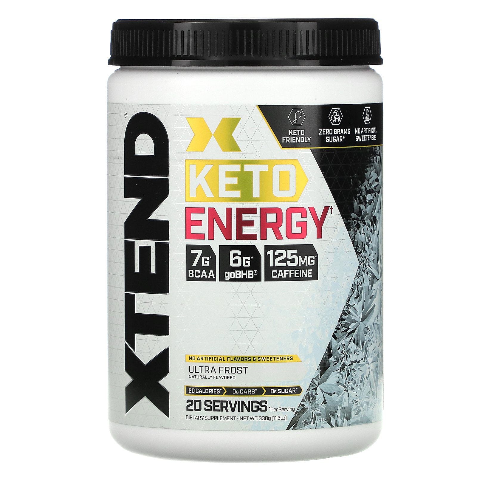 Xtend, Energía cetogénica, Hielo extremo, 330 g (11,6 oz)