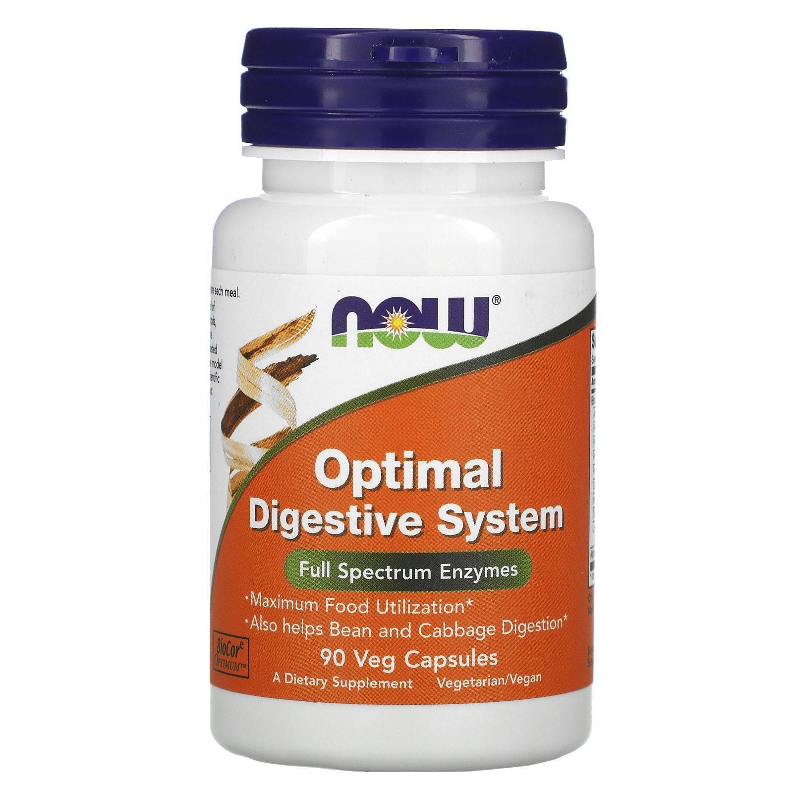 Now Foods, Sistema digestivo óptimo, 90 cápsulas vegetales