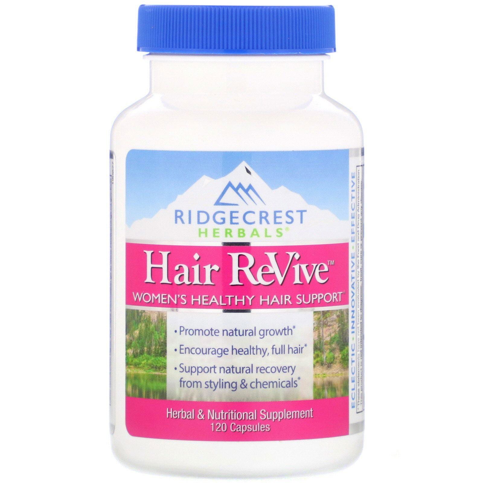RidgeCrest Herbals, Hair ReVive, 120 Cápsulas