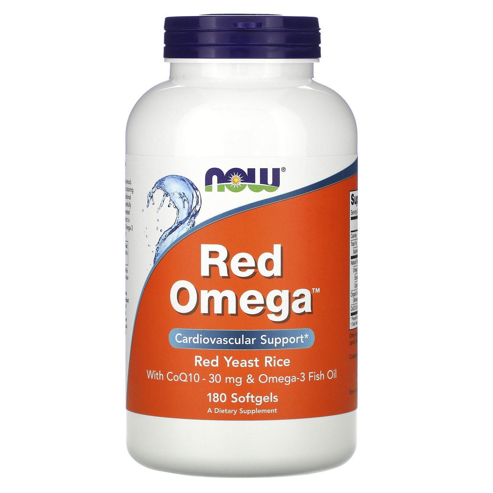 Now Foods, Red Omega, 180 cápsulas blandas