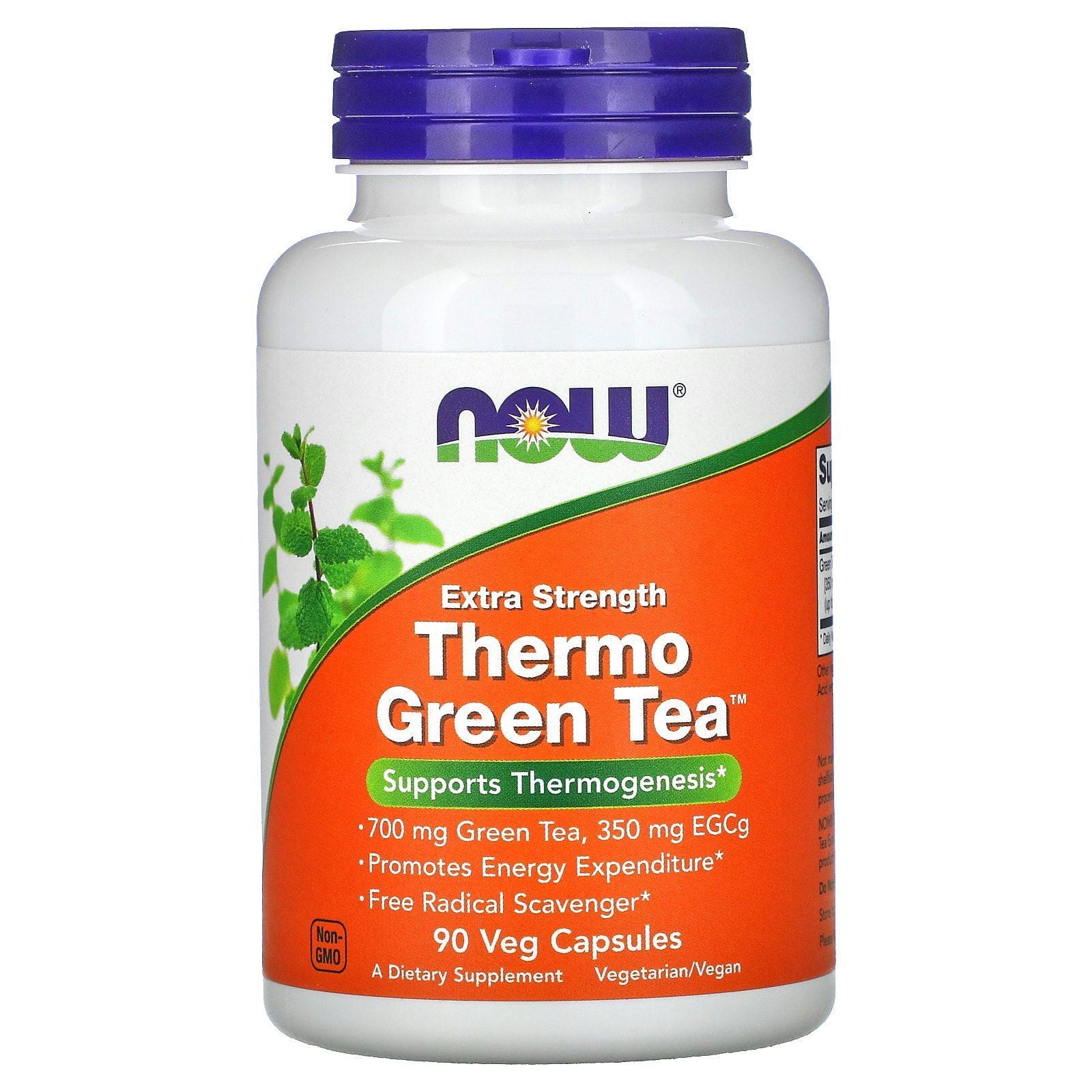 Now Foods, Thermo Green Tea, 90 cápsulas vegetarianas