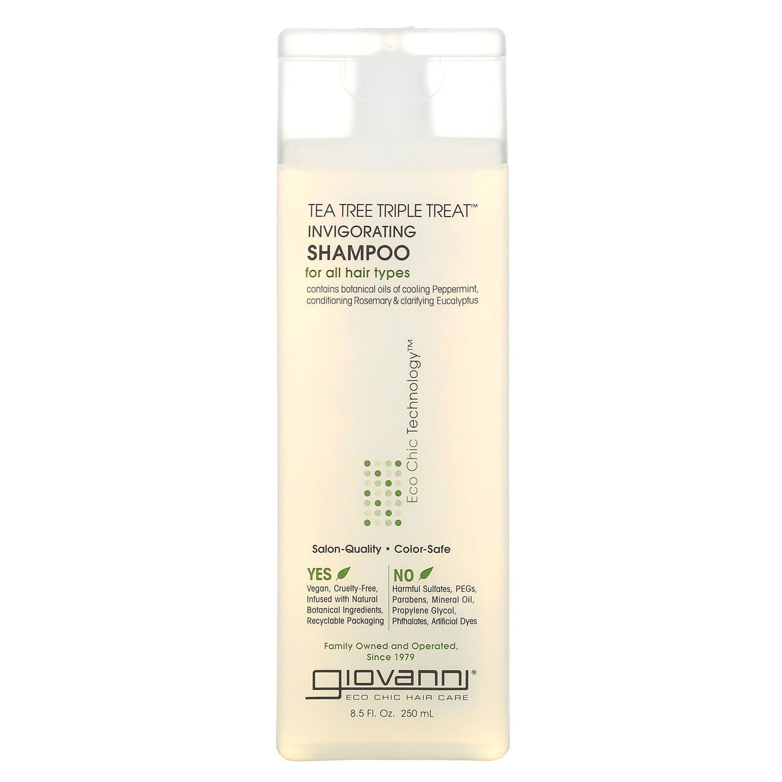 Giovanni, Champú Revitalizante Triple Tratamiento de Árbol de Té, 8.5 fl oz (250 ml)