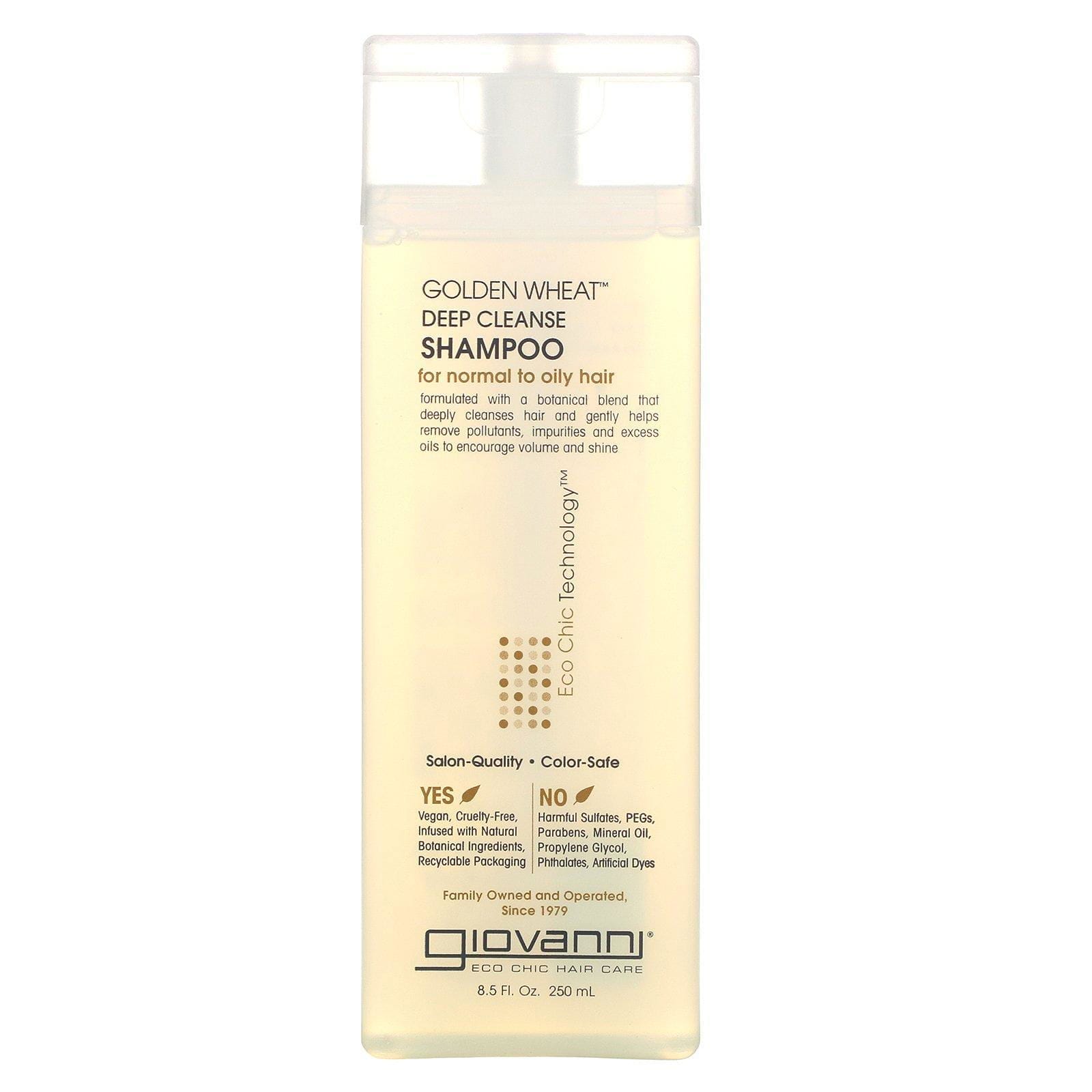 Giovanni, Champú de Limpieza Profunda Golden Wheat, 8.5 fl oz (250 ml)