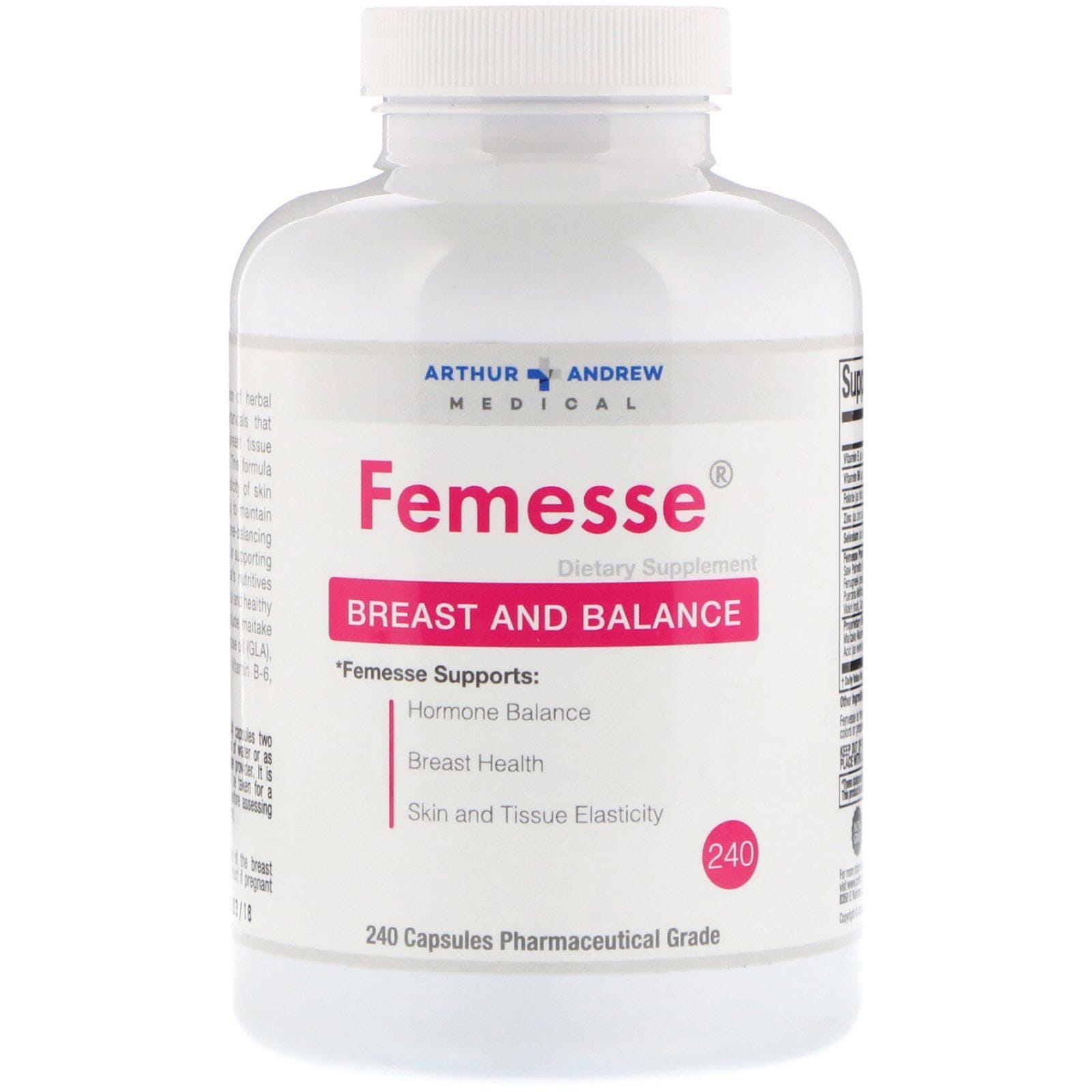 Arthur Andrew Medical, Femesse, Breast and Balance, 240 Capsules