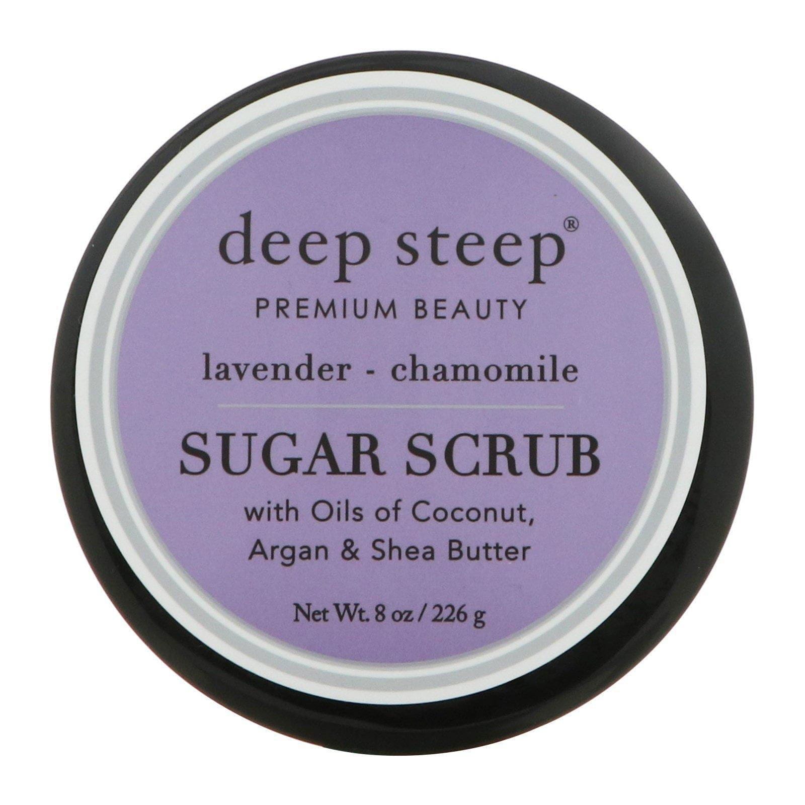 Deep Steep, Sugar Scrub, Lavanda - Camomila, 8 oz (226 g)