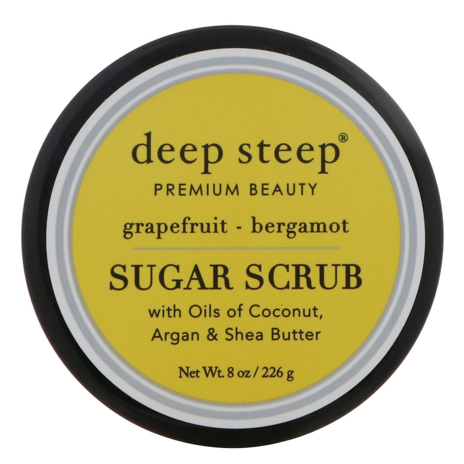 Deep Steep, Sugar Scrub, Pomelo - Bergamota, 8 oz (226 g)
