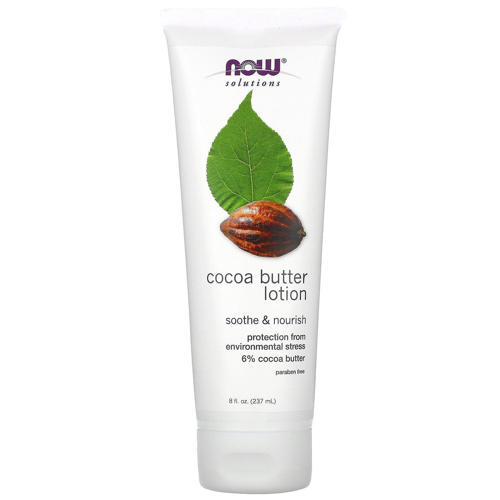 Now Foods, Soluciones, Loción de Manteca de Cacao, 8 fl oz (237 ml)