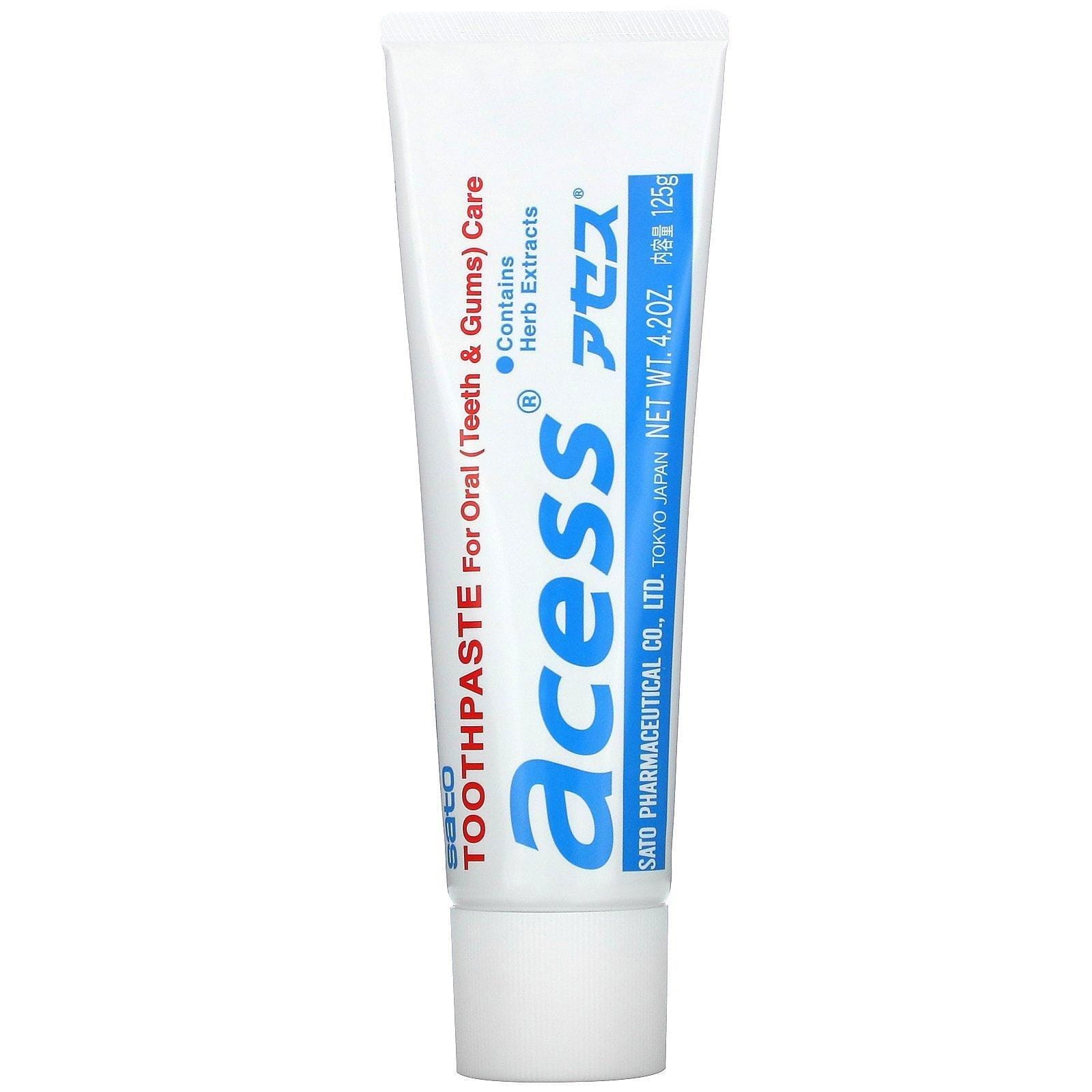 Sato, Acess, Pasta dental para el cuidado oral, 125 g (4,2 oz)