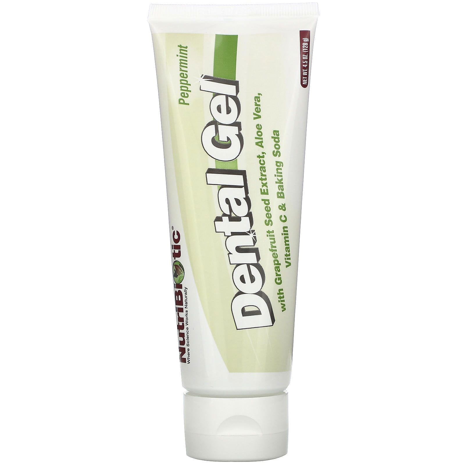 NutriBiotic, Gel Dental, Menta, 4.5 oz (128 g)