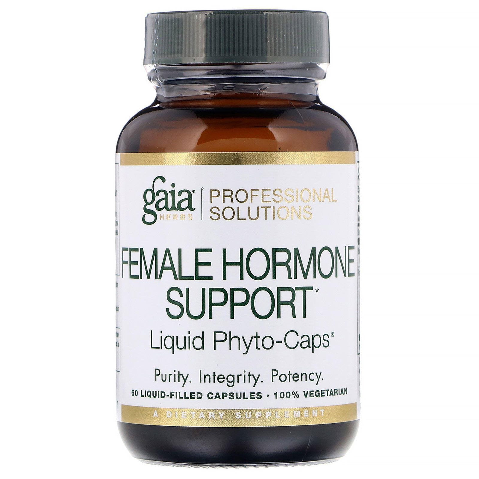Gaia Herbs Professional Solutions, Promueve la salud hormonal femenina, 60 cápsulas con relleno líquido
