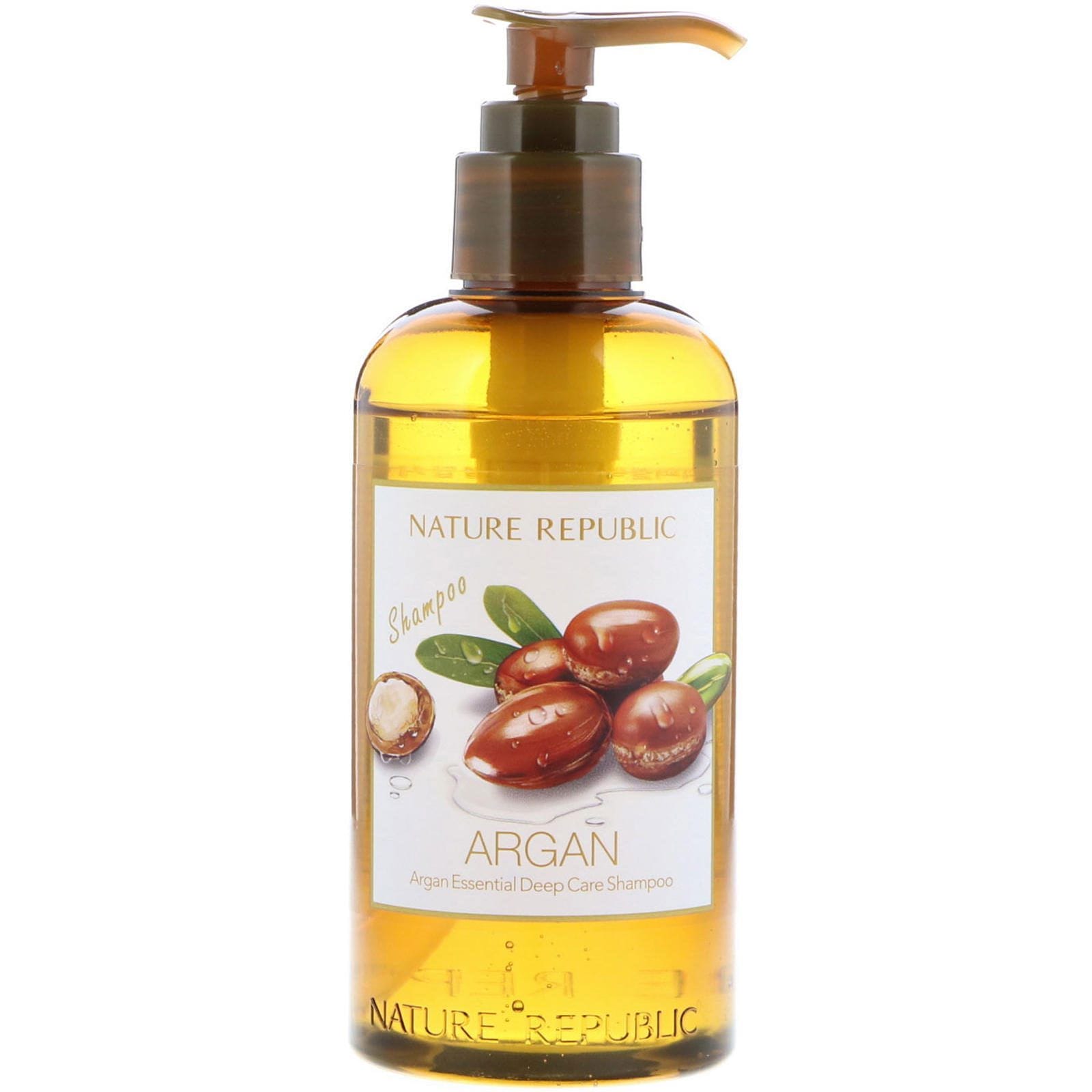 Nature Republic, Champú para cuidado profundo con aceite esencial de argán, 10.13 fl oz (300 ml)