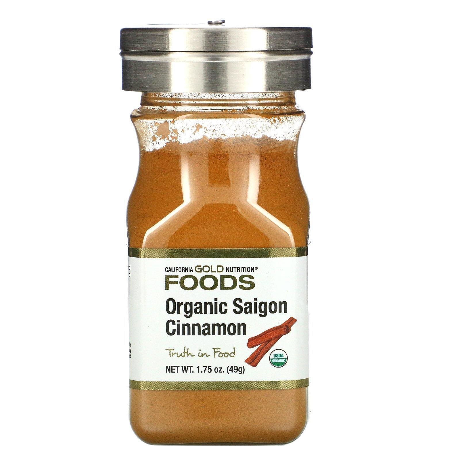 California Gold Nutrition, Canela de Saigón orgánica, 49 g (1,75 oz)