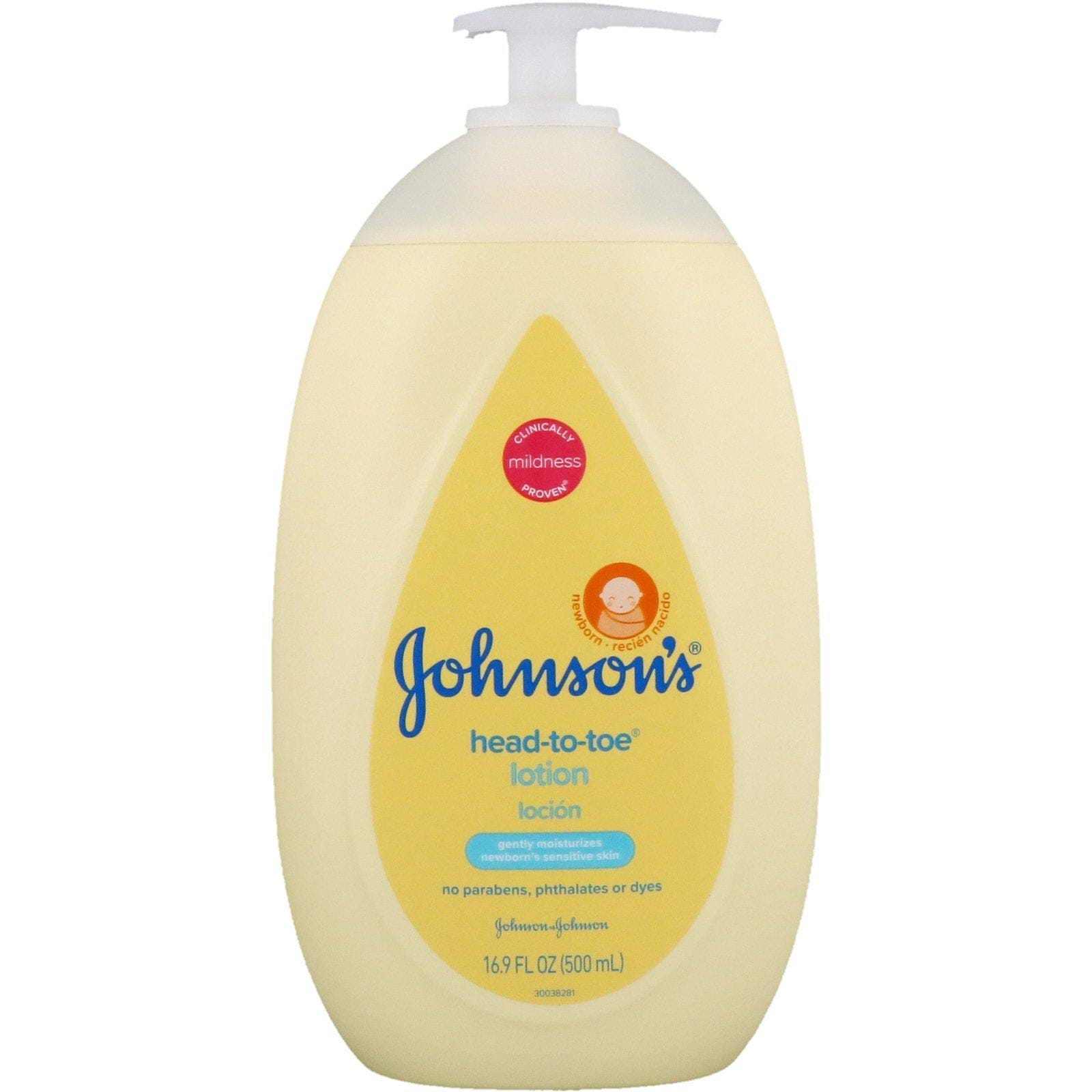 Johnson & Johnson, De pies a cabeza, loción, 16.9 fl. Oz (500 ml)