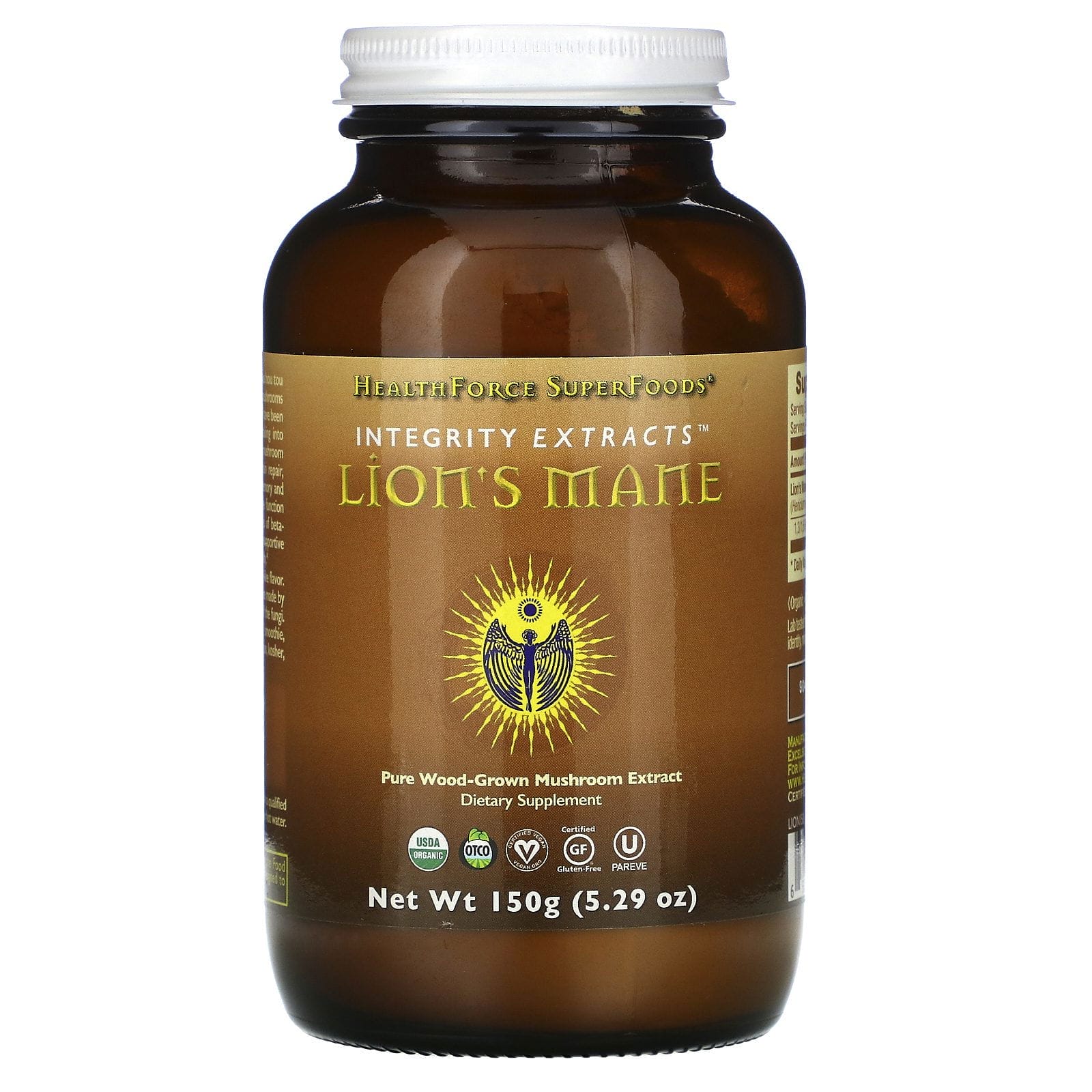 HealthForce Superfoods, Integrity Extracts Lion's Mane, 5.29 oz (150 g)