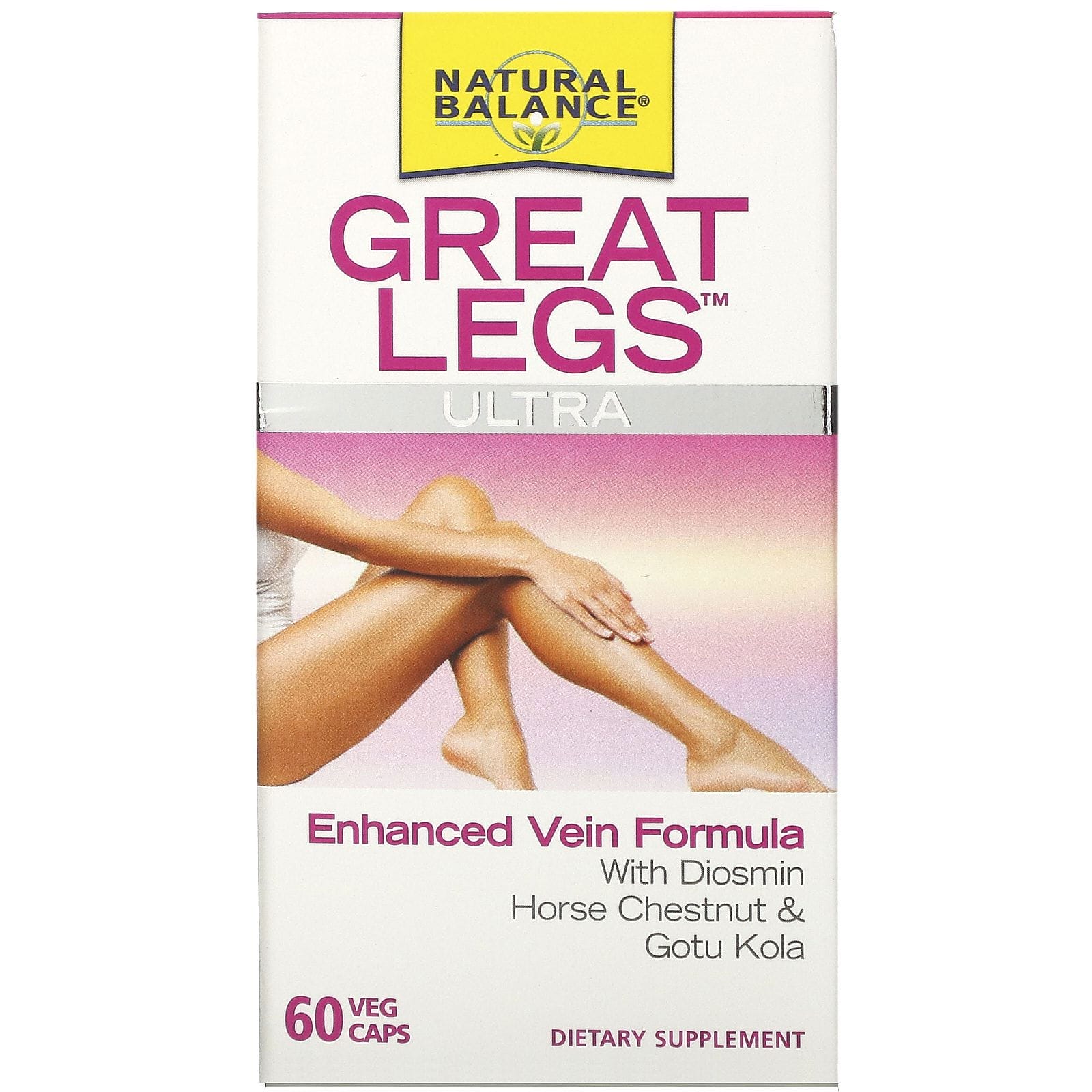 Natural Balance, Great Legs, Ultra Enhanced Vein Formula, 60 Veggie Caps