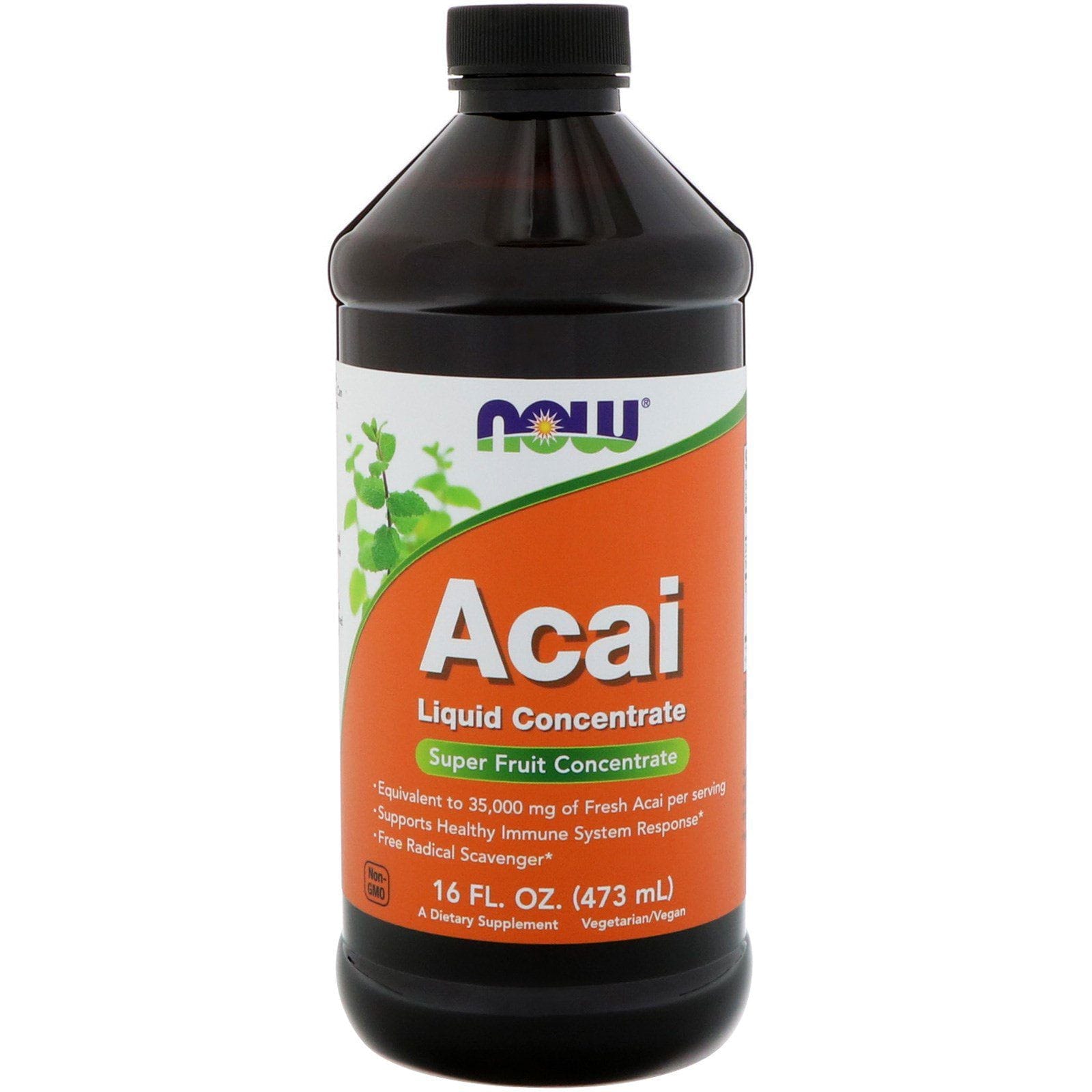 Now Foods, Concentrado líquido de açaí, 16 fl oz (473 ml)