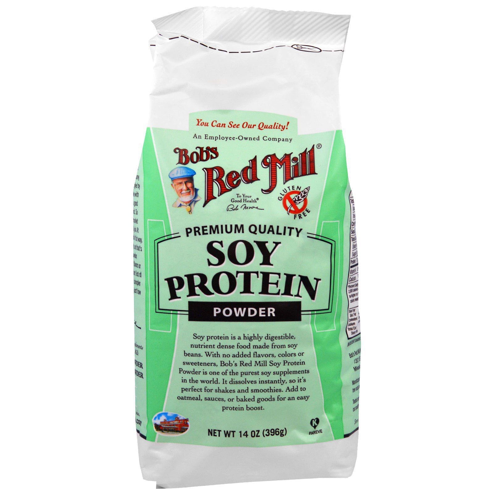 Bob's Red Mill, Polvo de proteína de soja, 14 oz (396 g)