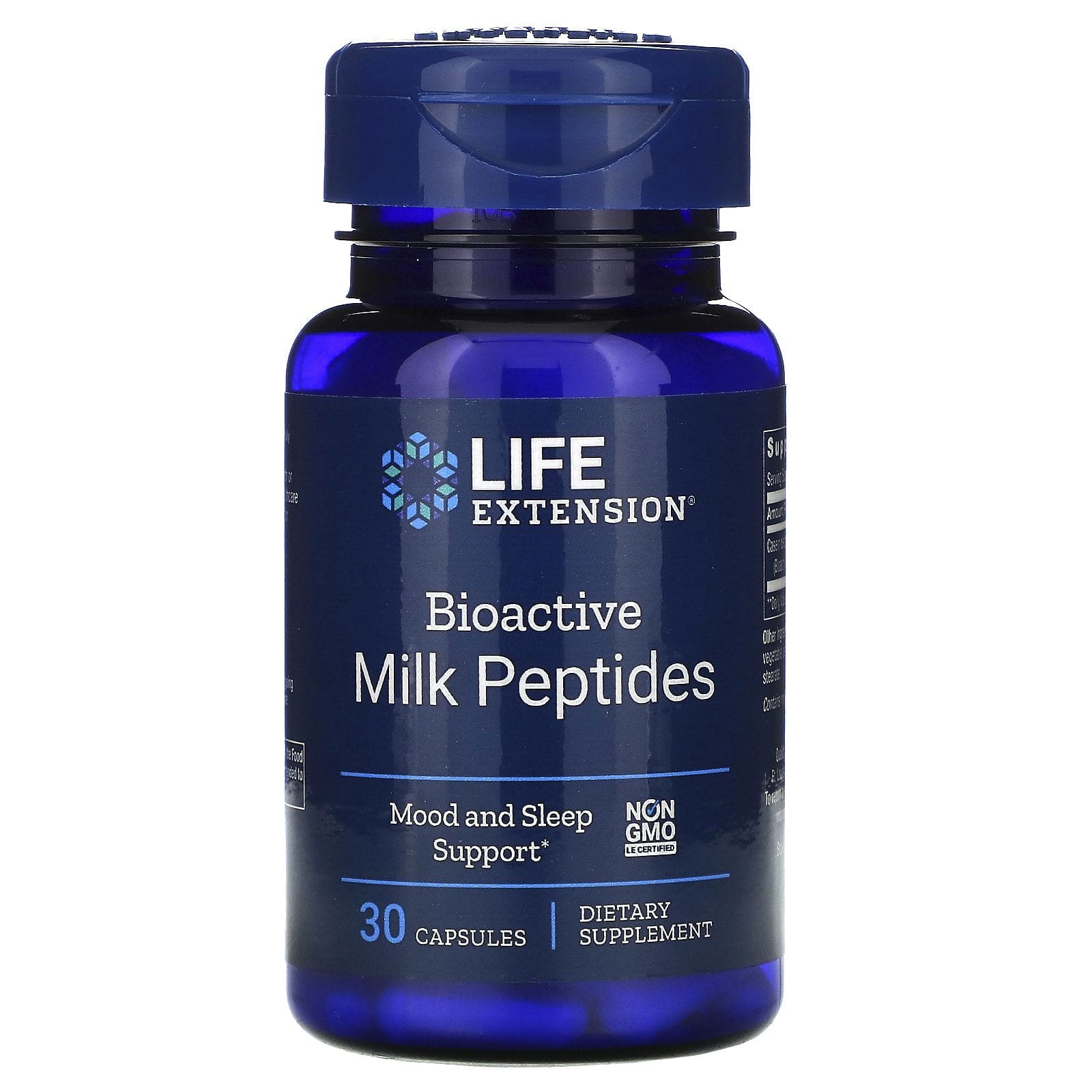 Life Extension, Bioactive Milk Peptides, 30 cápsulas
