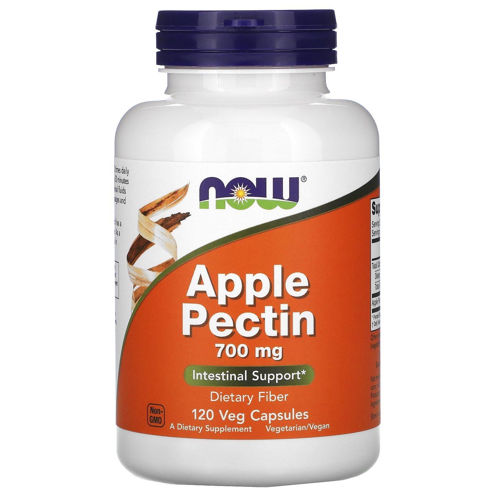 Now Foods, Pectina de Manzana, 700 mg, 120 cápsulas