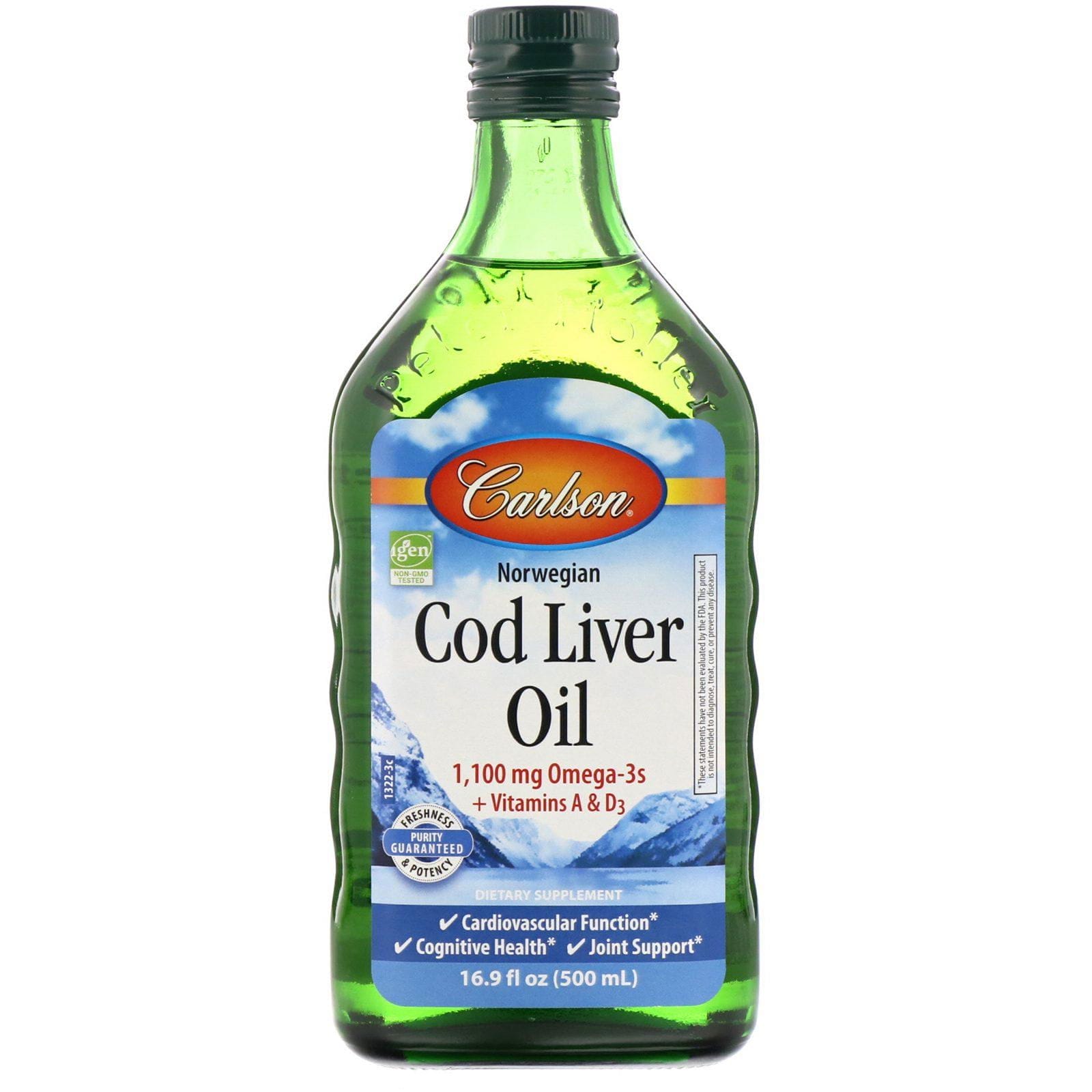 Carlson Labs, Norwegian Cod Liver Oil, Regular Unflavored, 16.9 fl oz (500 ml)