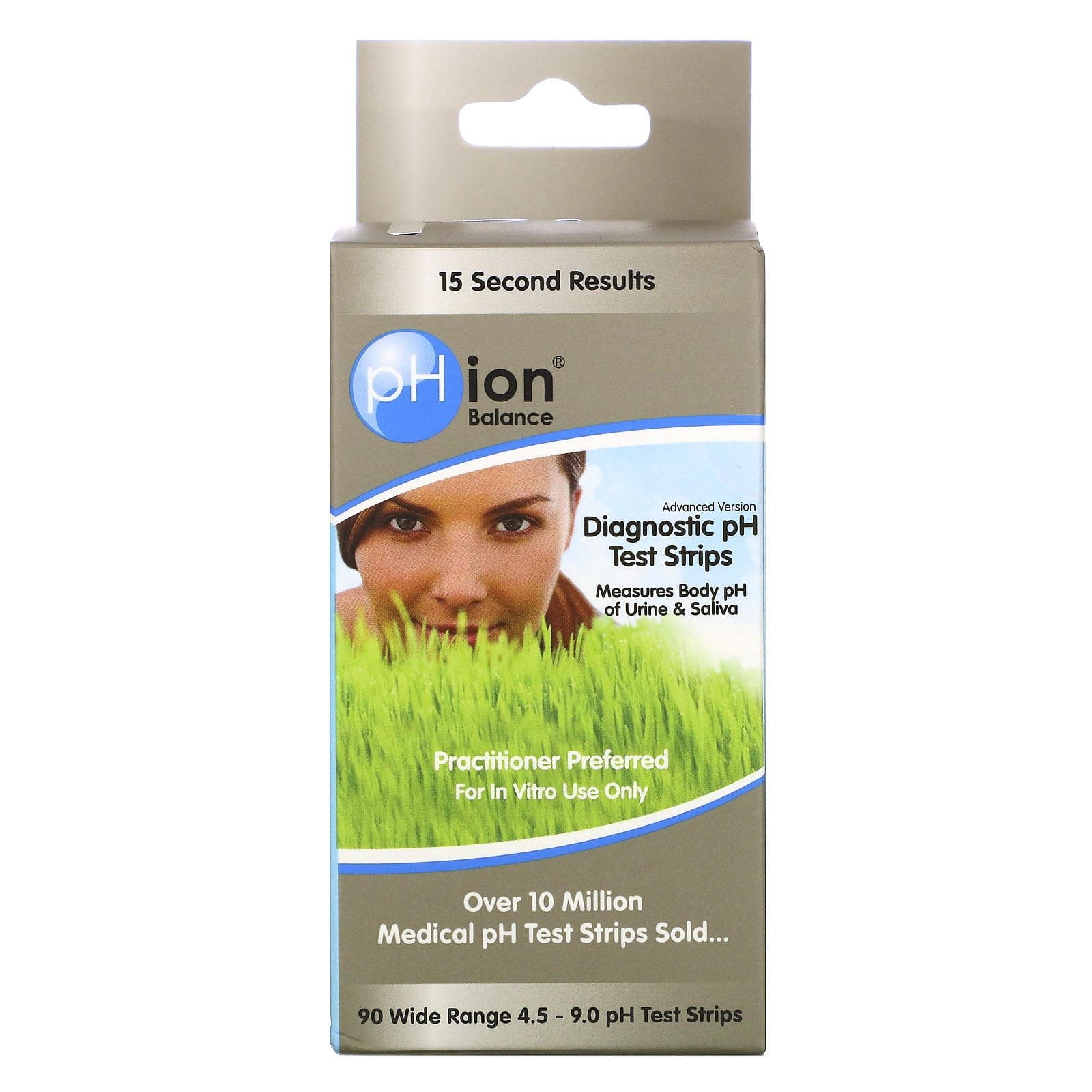 pHion Balance, Tira de Prueba de pH, 90 Tiras