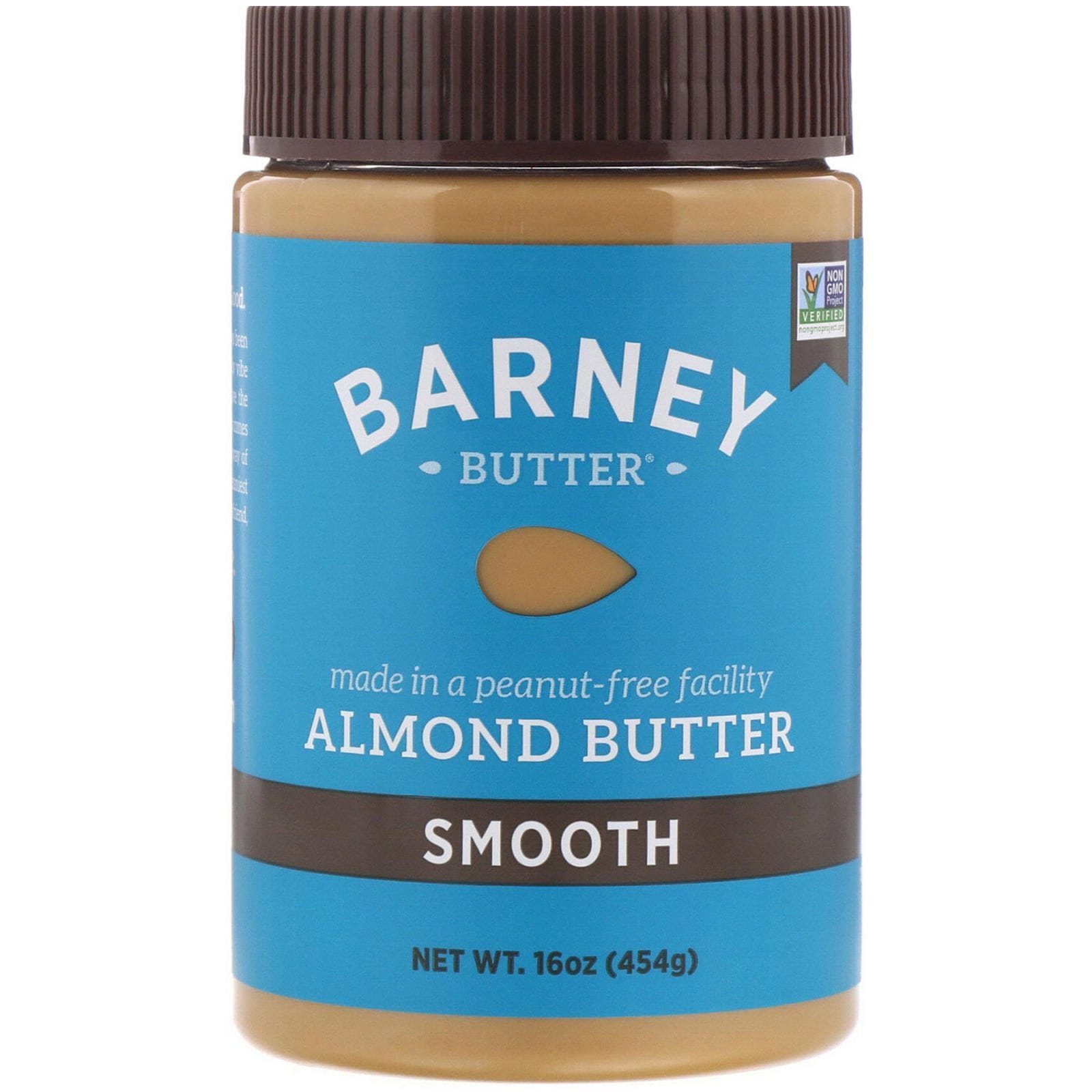 Barney Butter, Mantequilla de almendras, Suave, 454 g (16 oz)