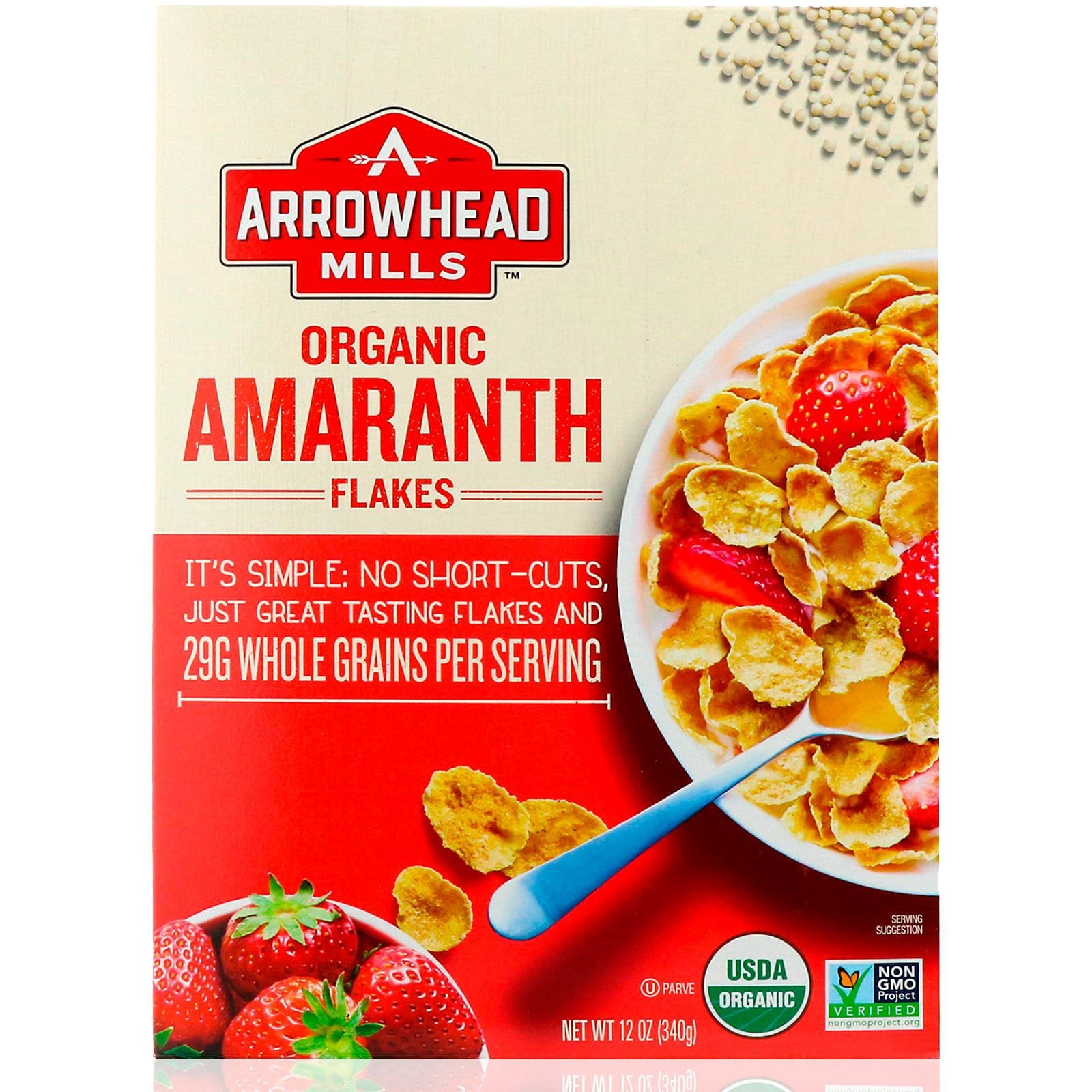 Arrowhead Mills, Copos orgánicos de amaranto, 12 oz (340 g)