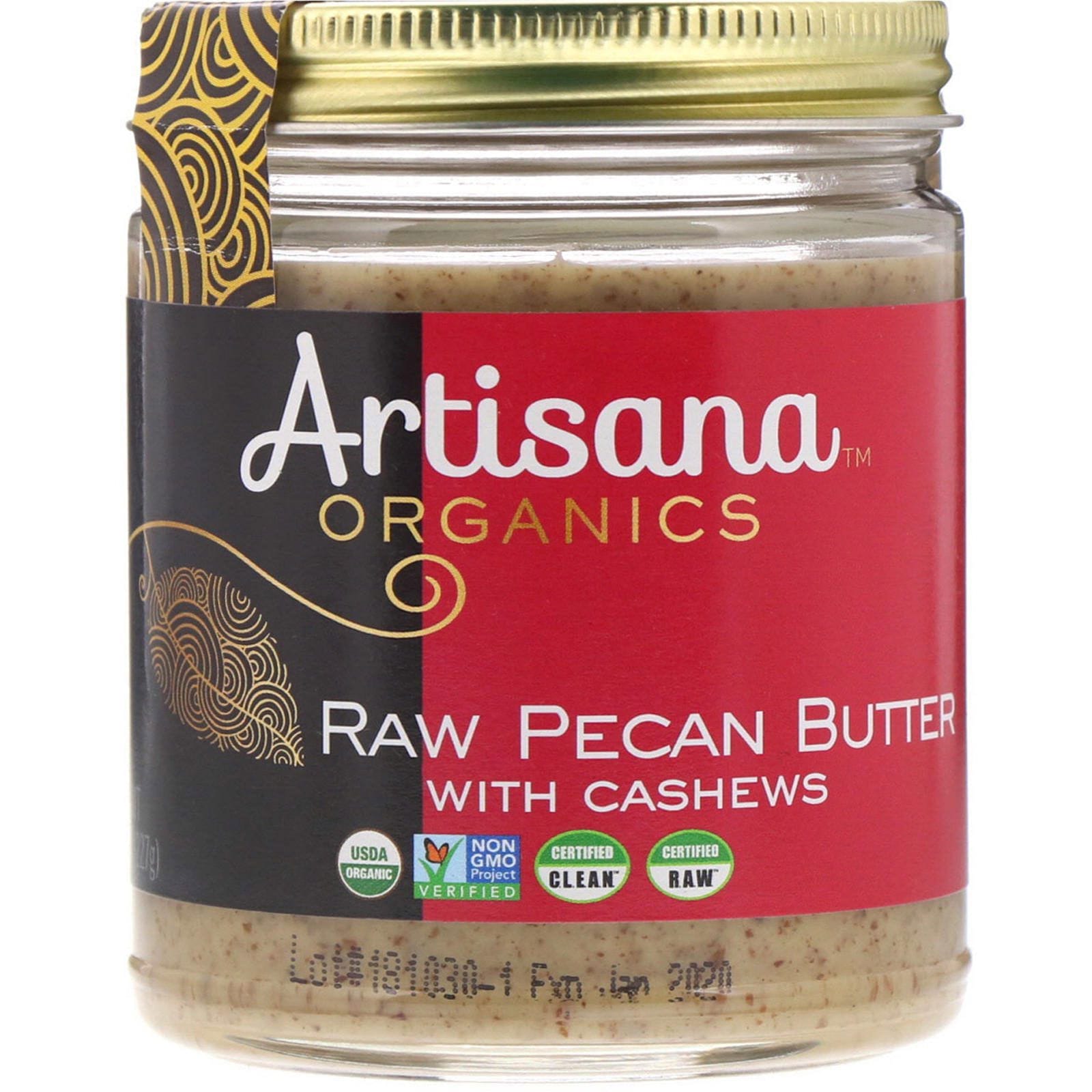 Artisana, Manteca Orgánica de Nuez Pecán, 8 oz (227 g)