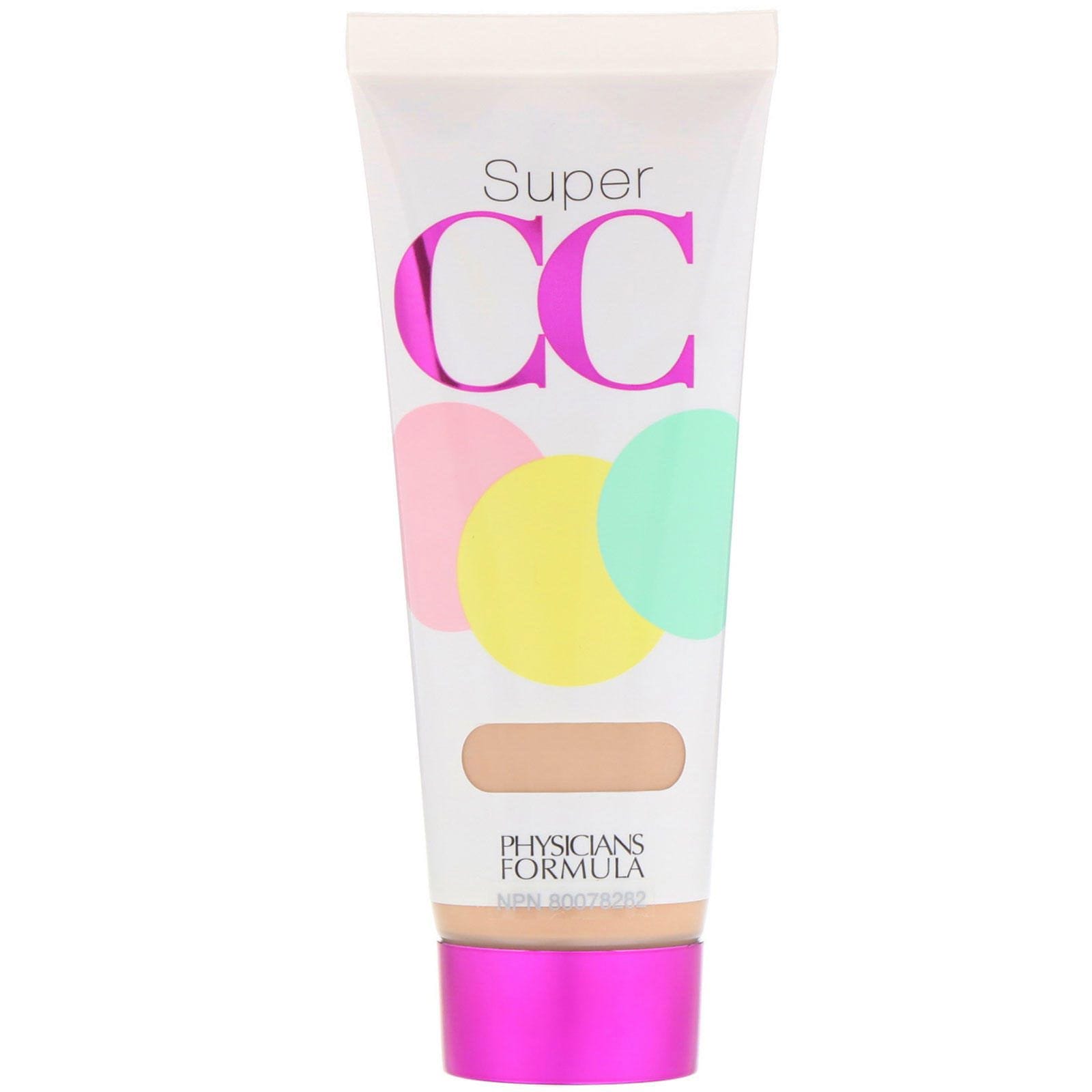 Physicians Formula, Super CC, Color-Correction + Care Cream, SPF 30, Light, 1.2 fl oz (35 ml)