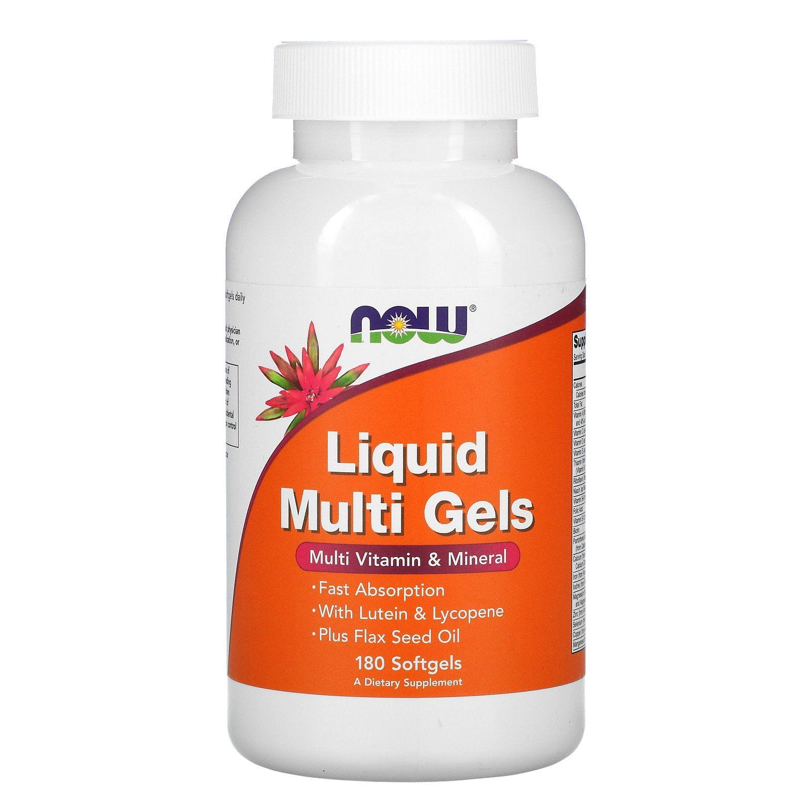 Now Foods, Liquid Multi Gels, 180 perlas