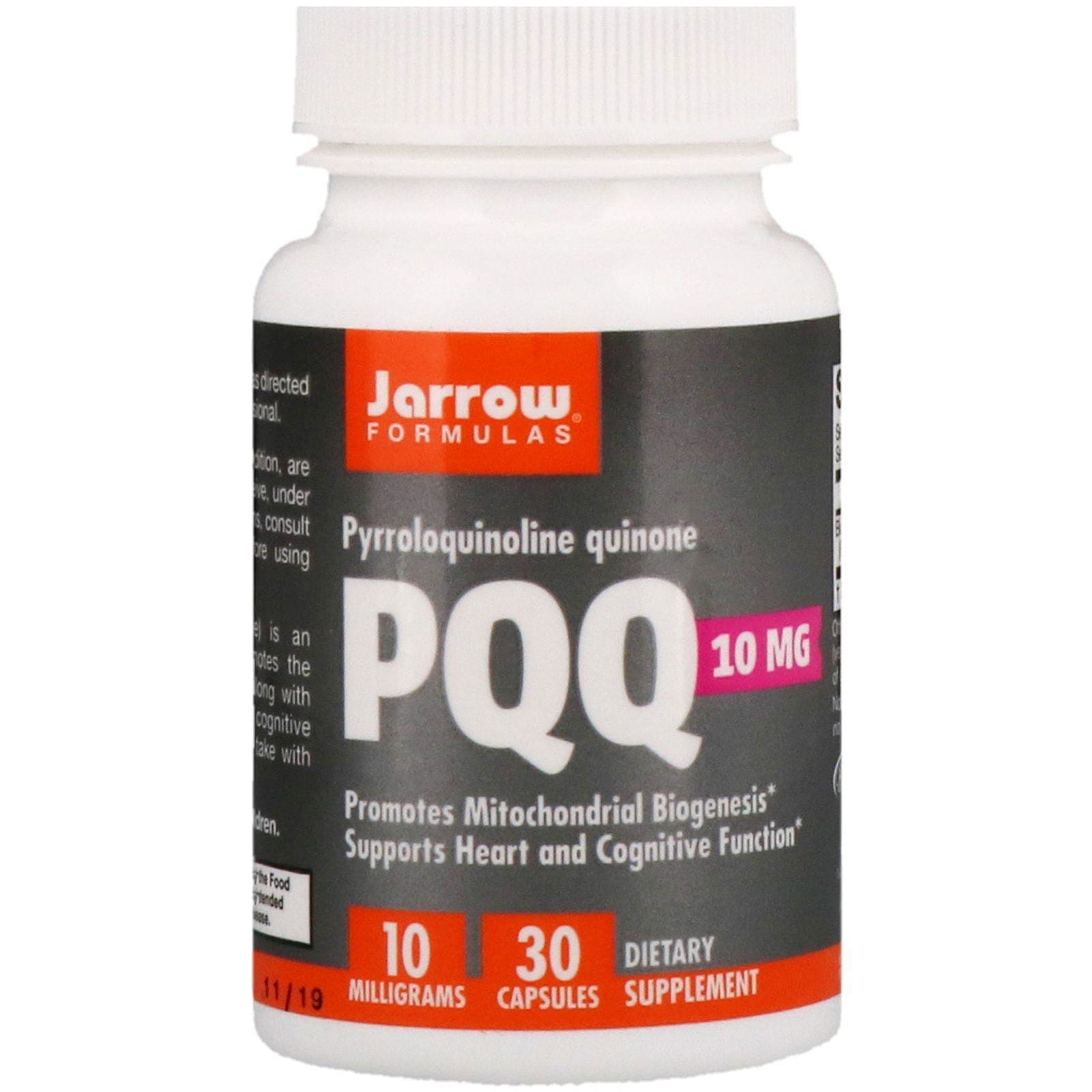 Jarrow Formulas, PQQ (pirroloquinolina quinona), 10 mg, 30 cápsulas