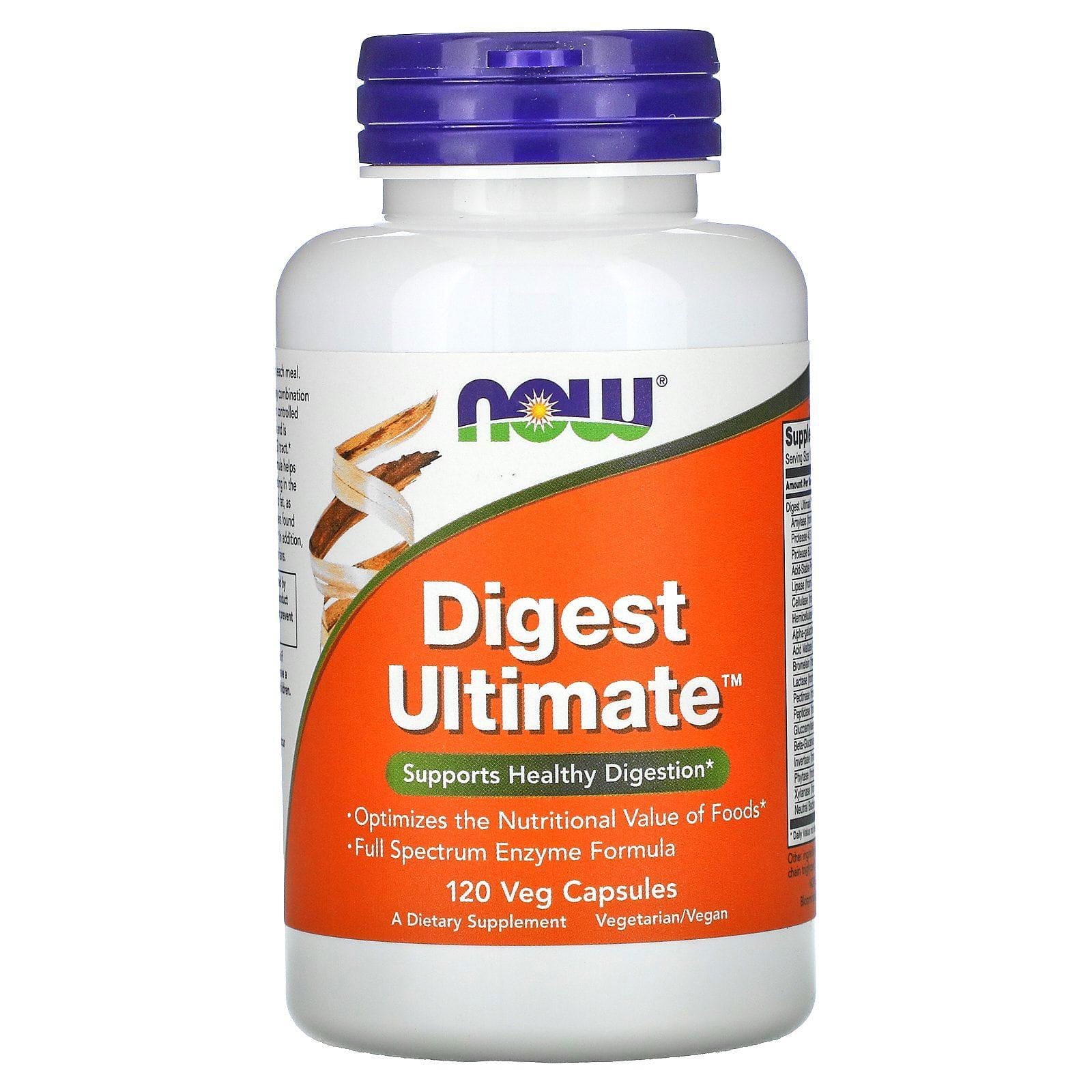 Now Foods, Digest Ultimate, 120 cápsulas vegetales