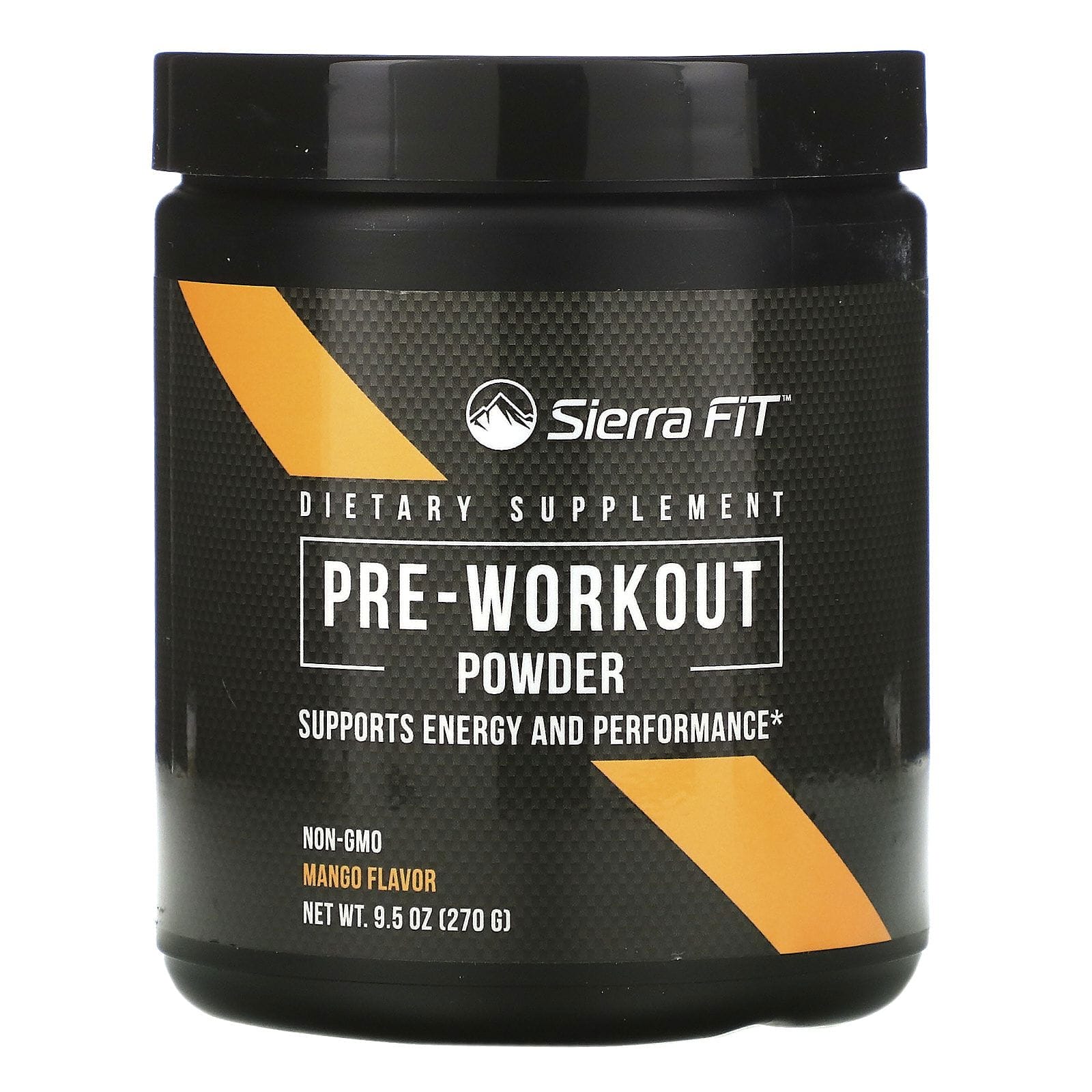 Sierra Fit, Polvo preentrenamiento, Sabor a mango, 270 g (9,5 oz)