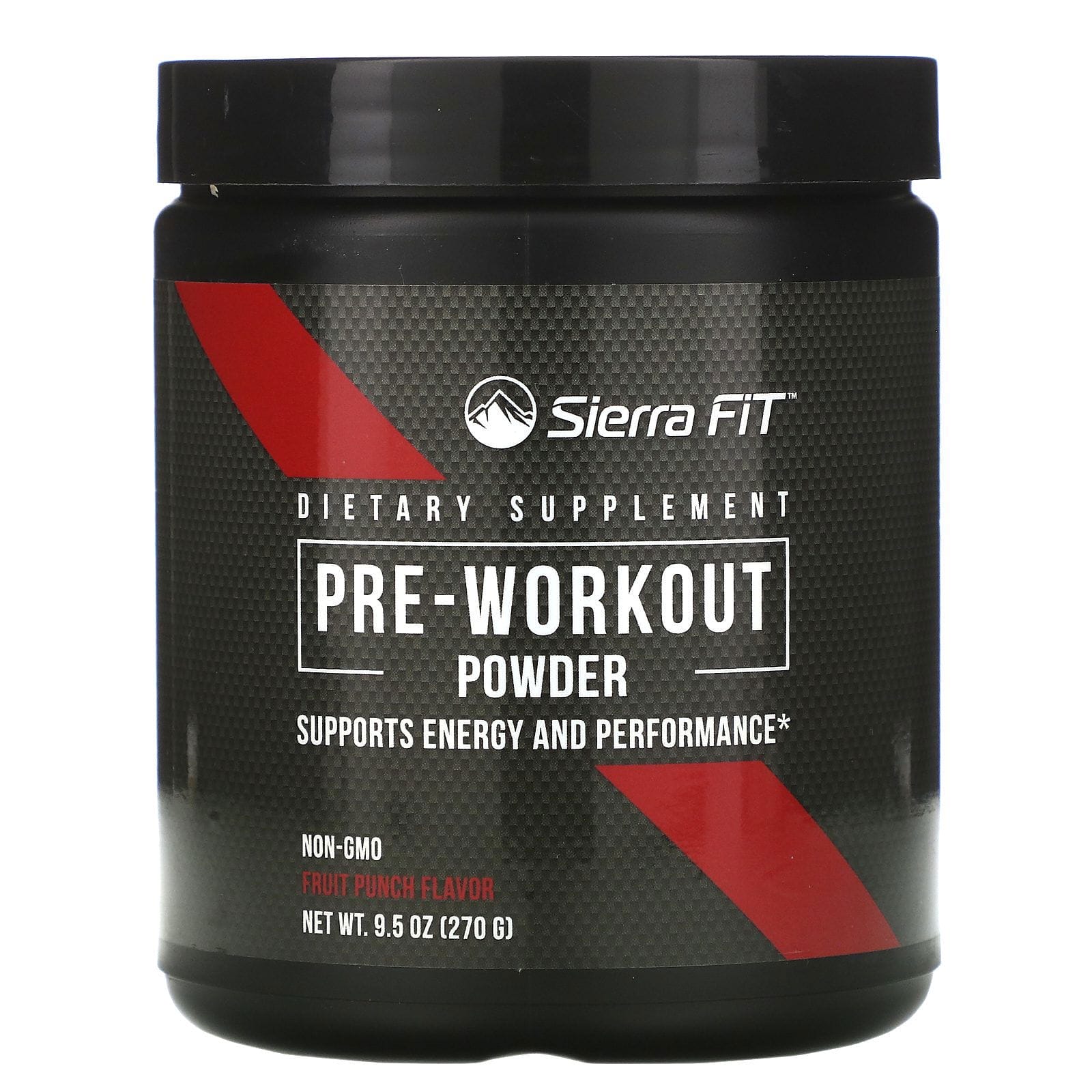Sierra Fit, Polvo preentrenamiento, Sabor a ponche de frutas, 270 g (9,5 oz)