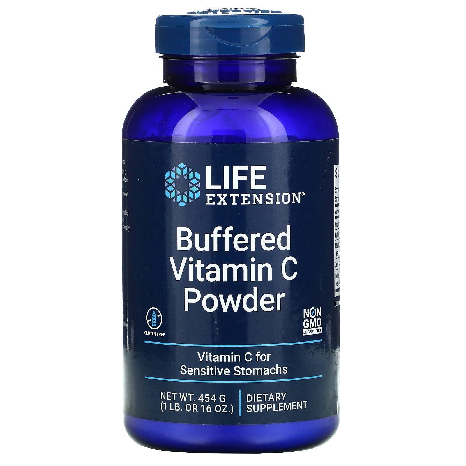 Life Extension, Buffered Vitamina C en Polvo , 16 oz (454 g)