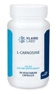 Klaire Labs L-Carnosine 500 mg (90 caps) ON SALE!