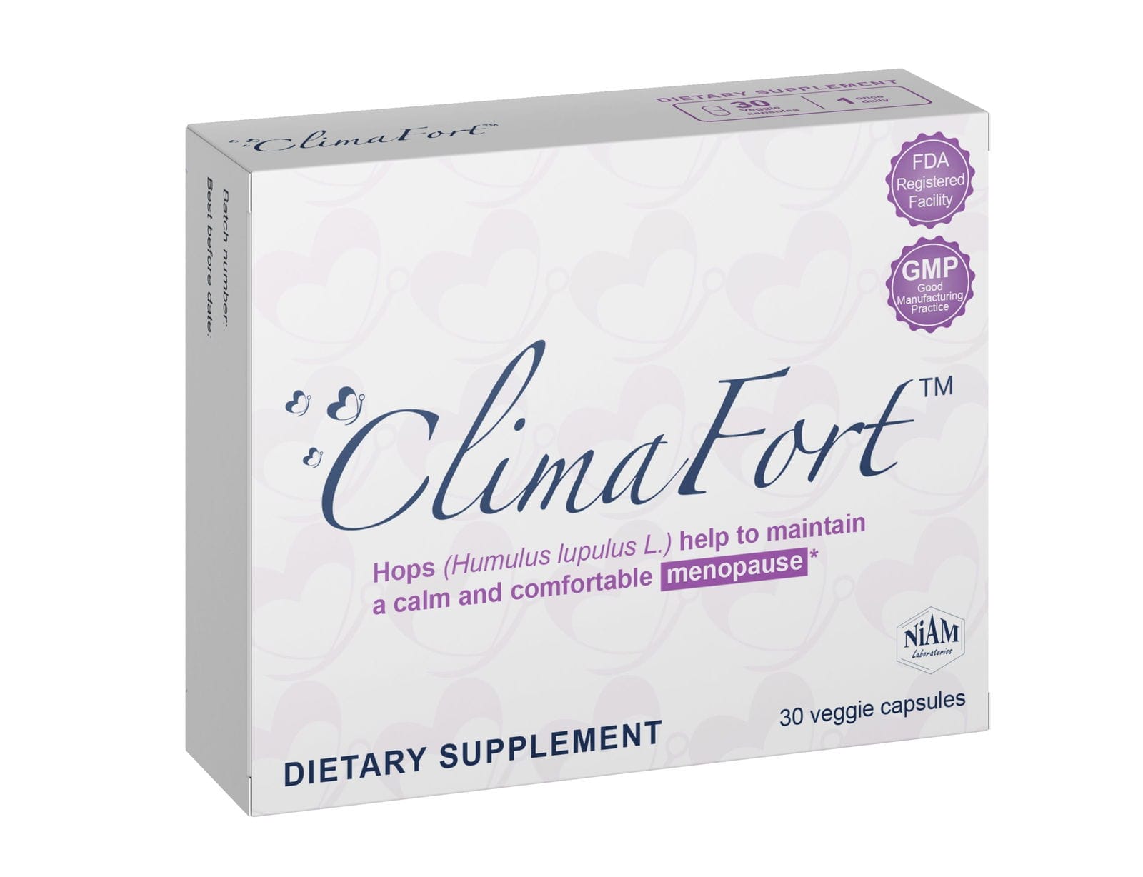 Niam, ClimaFort, Menopausia, 30 cápsulas