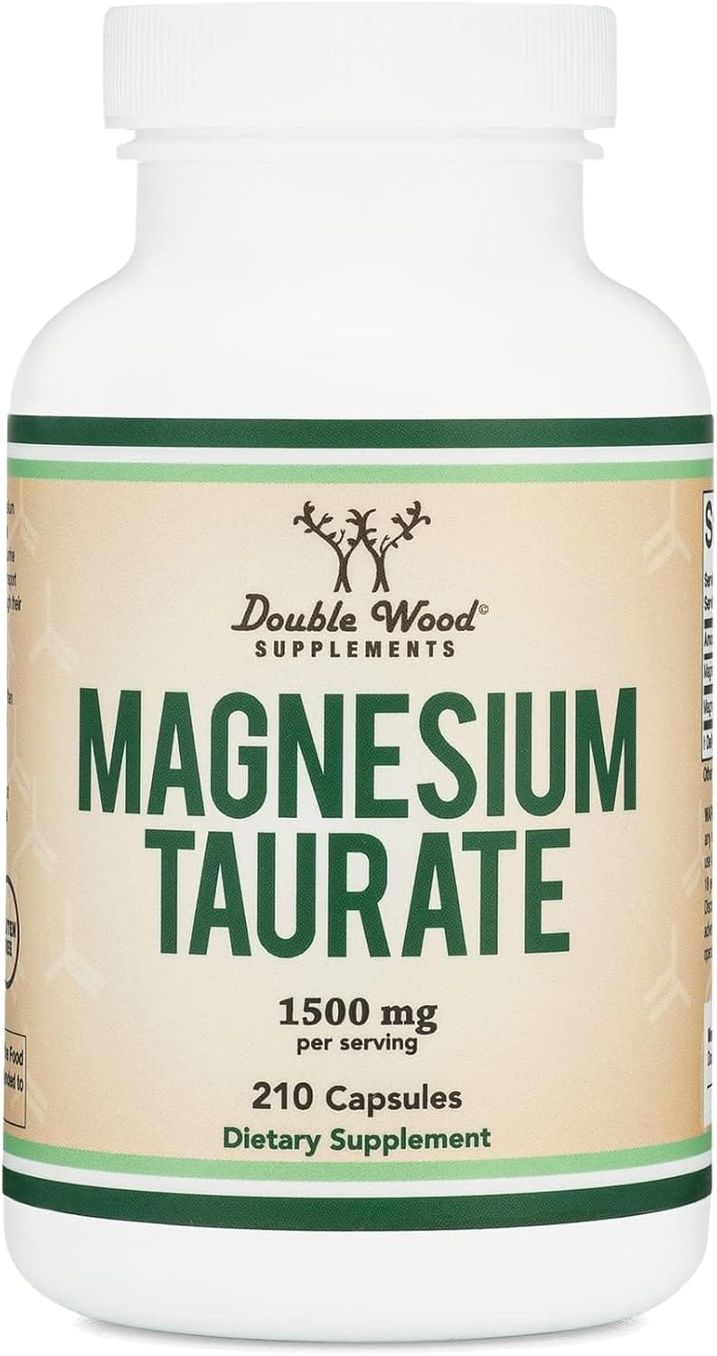 Double Wood, Magnesium Taurate, 1500mg, 210 caps