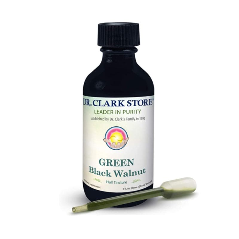 Dr Clark, GREEN Black Walnut Hull Tincture (Extra Strength), 2 oz