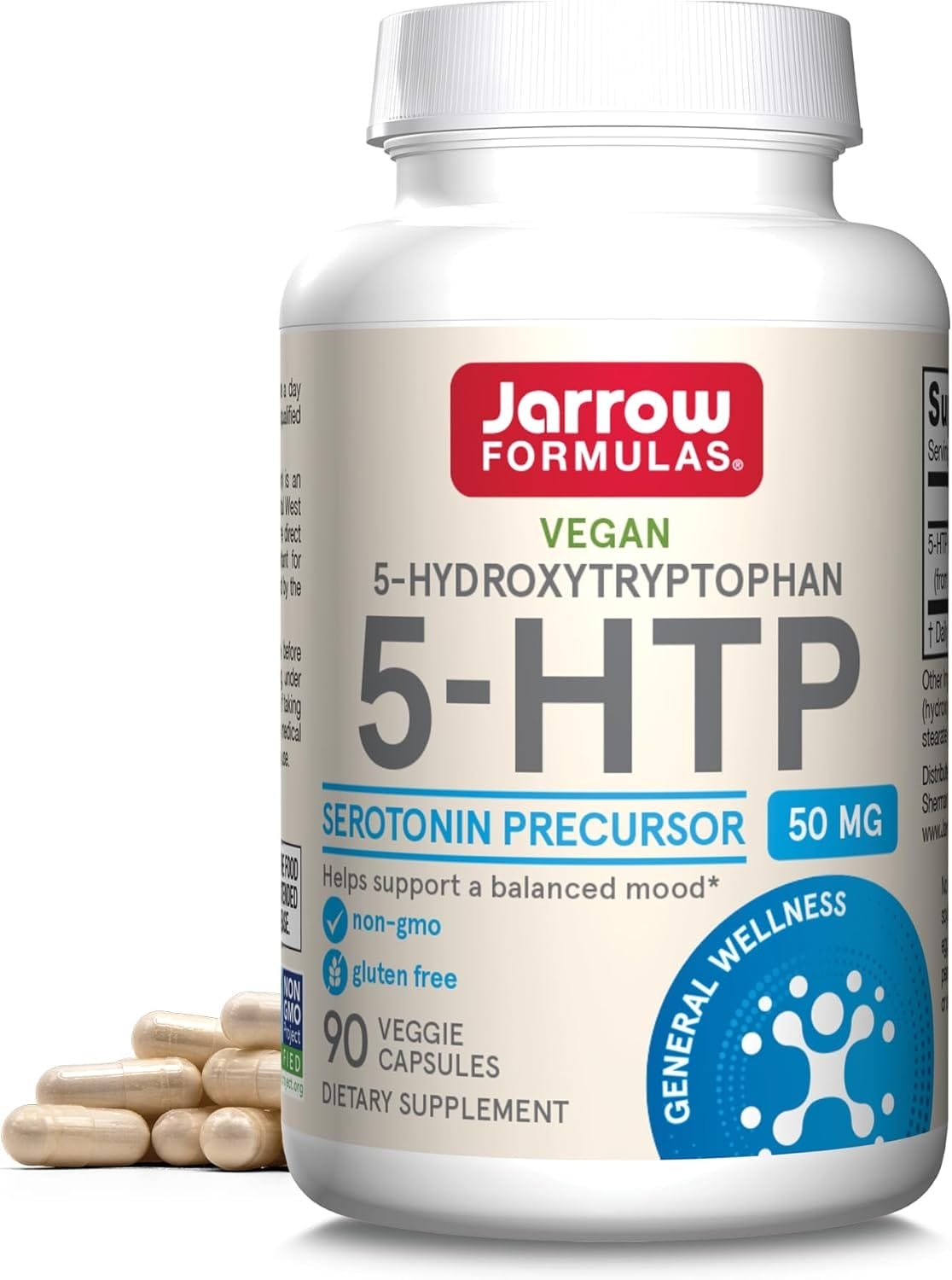 Jarrow, 5-htp, 50mg, 90 caps